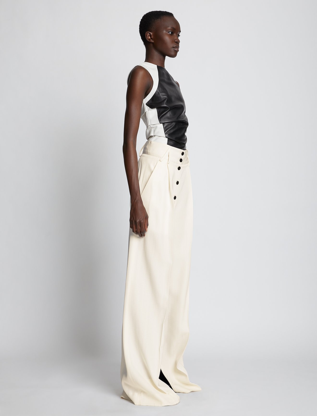 Silk Viscose Tuxedo Pant #1
