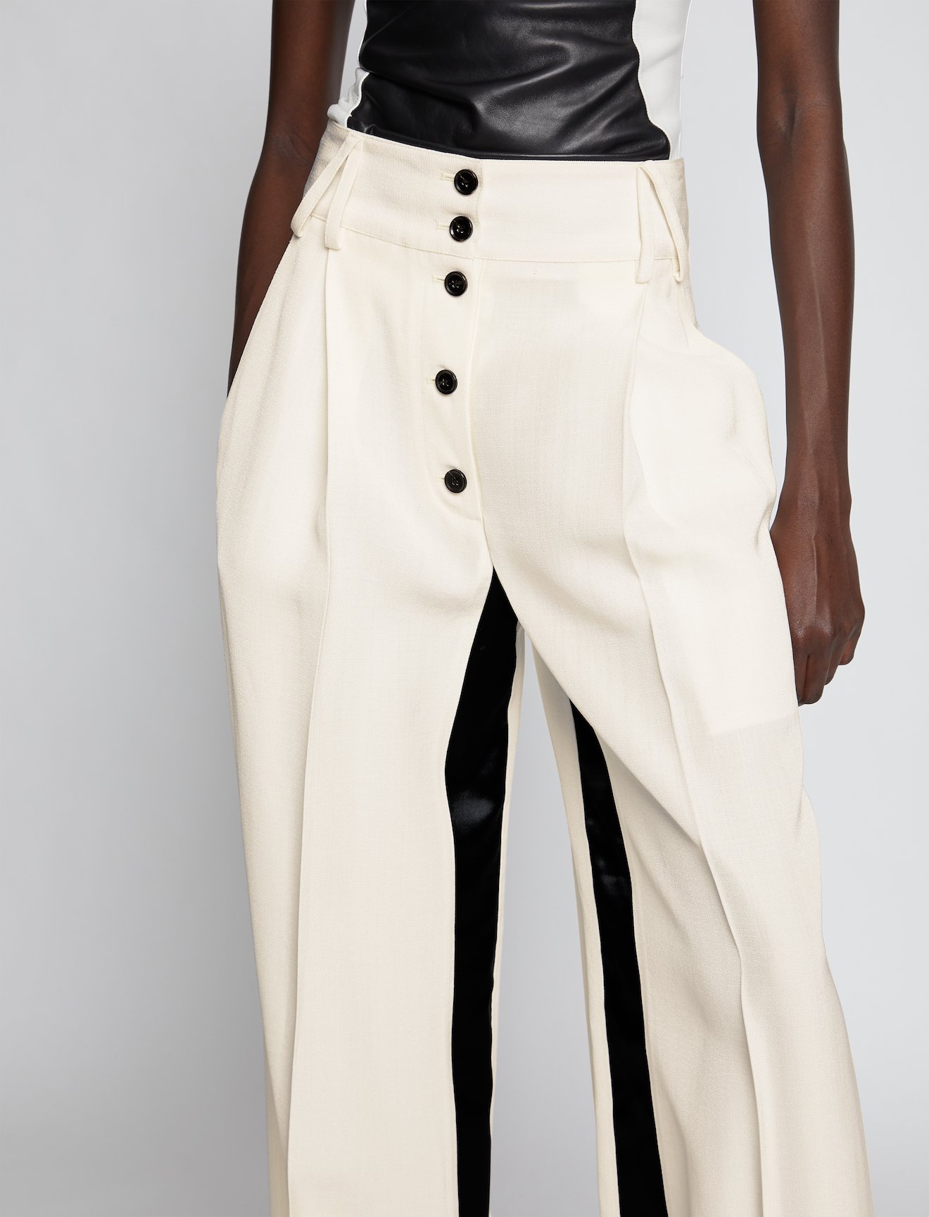 Silk Viscose Tuxedo Pant #3