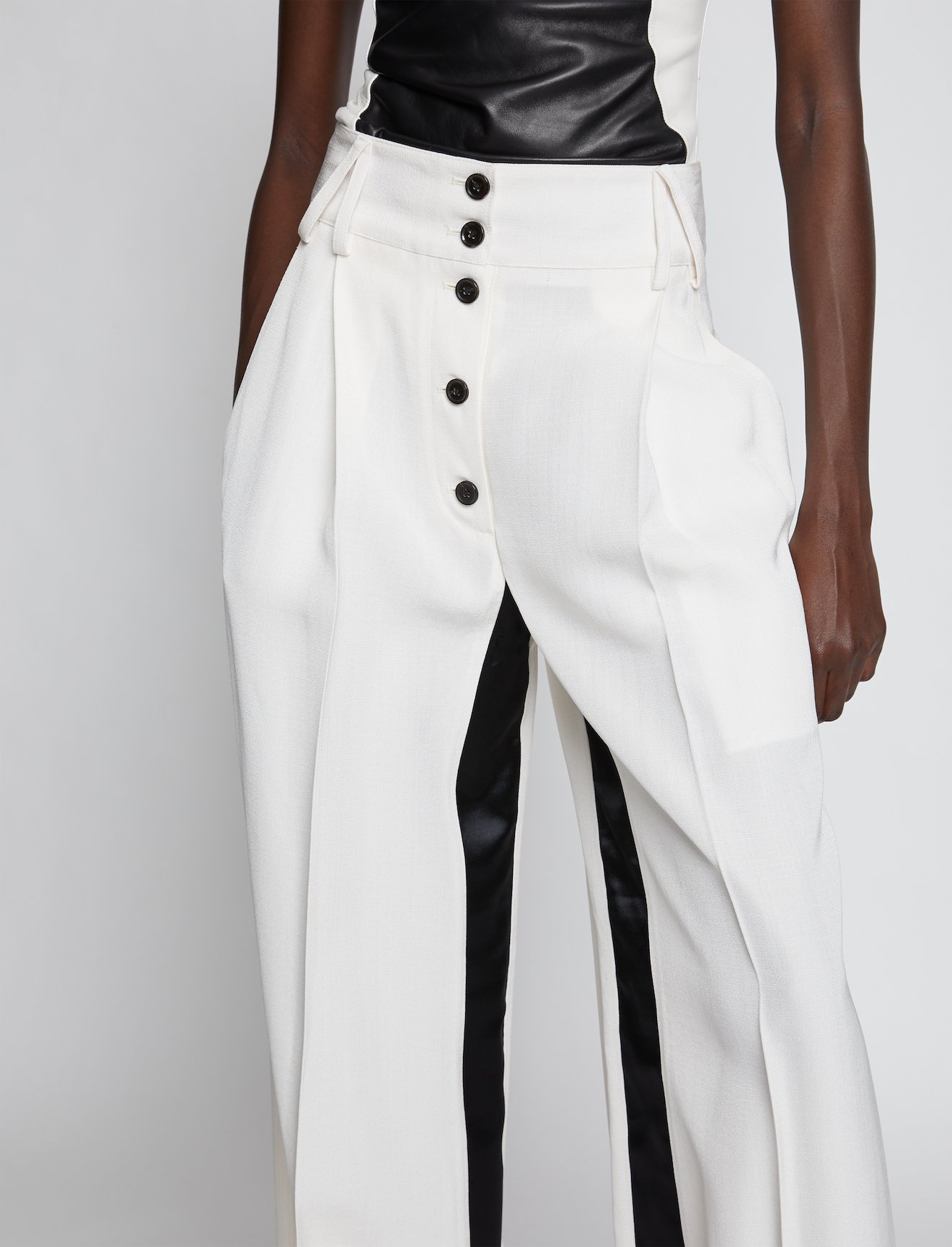 Silk Viscose Tuxedo Pants #3