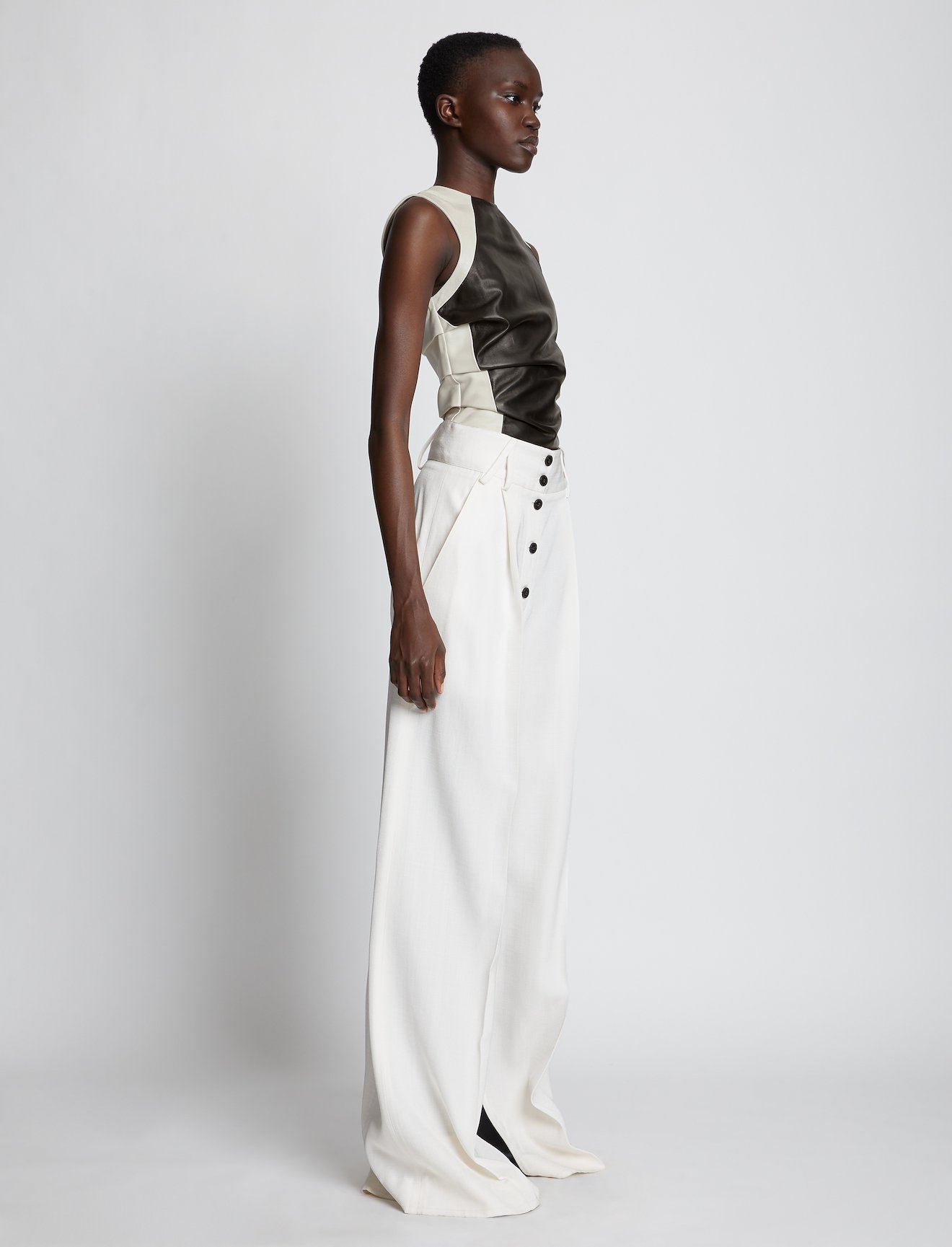 Silk Viscose Tuxedo Pants #1