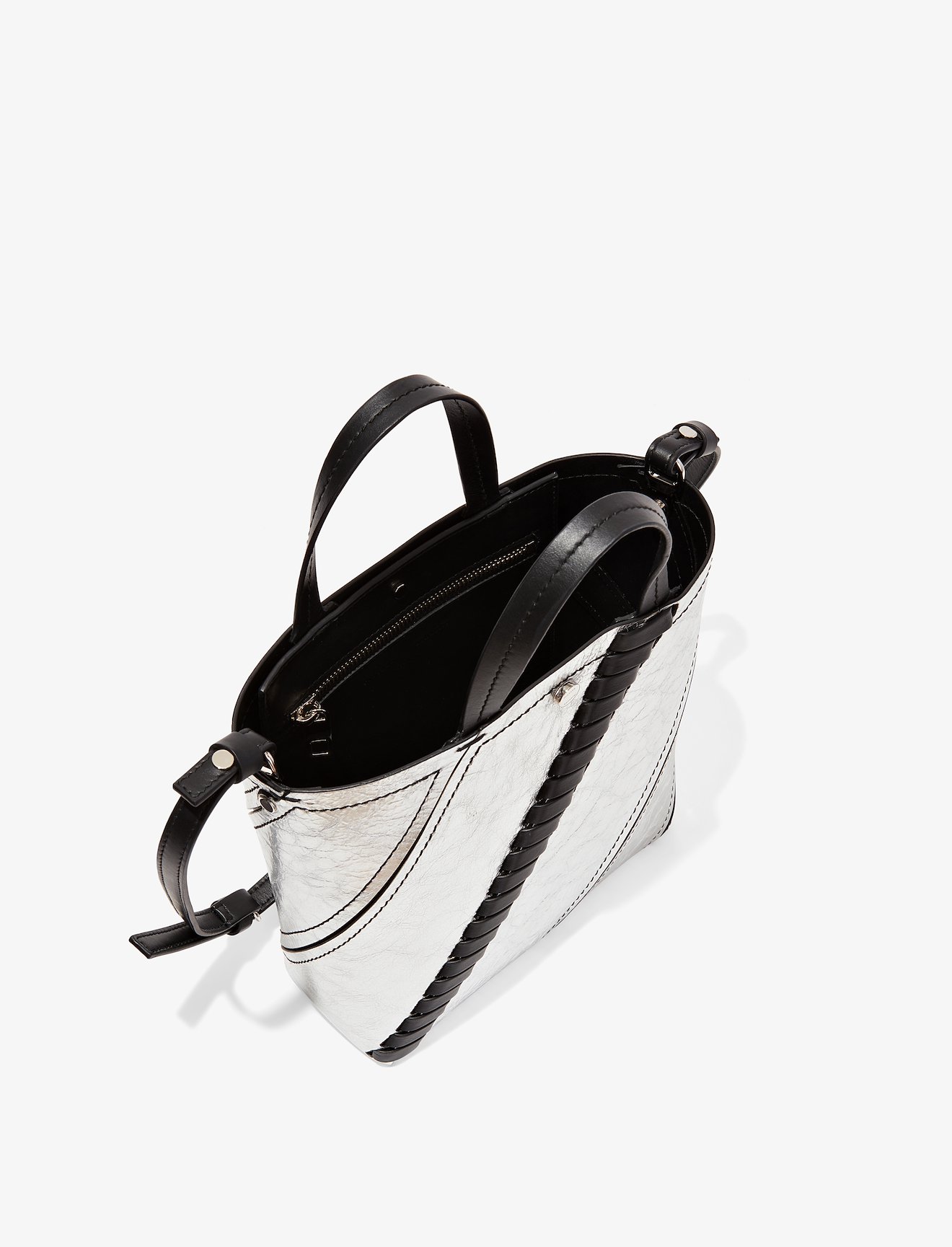 Silver Small Hex Tote #3
