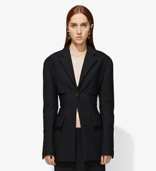 Single Breasted One Button Jacket