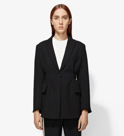 Single Breasted Waisted Jacket