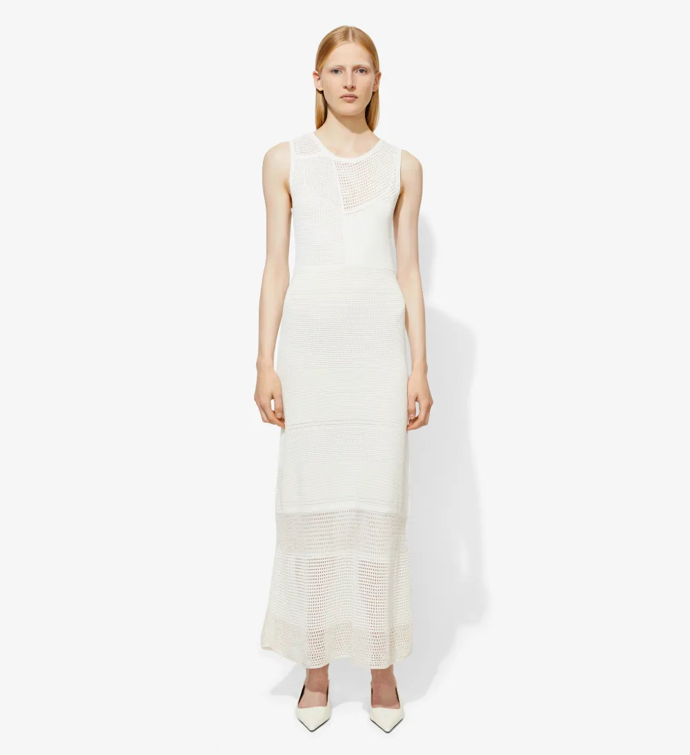 Sleeveless Crewneck Dress
