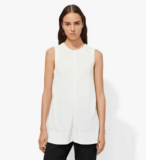 Sleeveless Flared Top