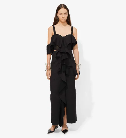 Sleeveless Ruffle Dress