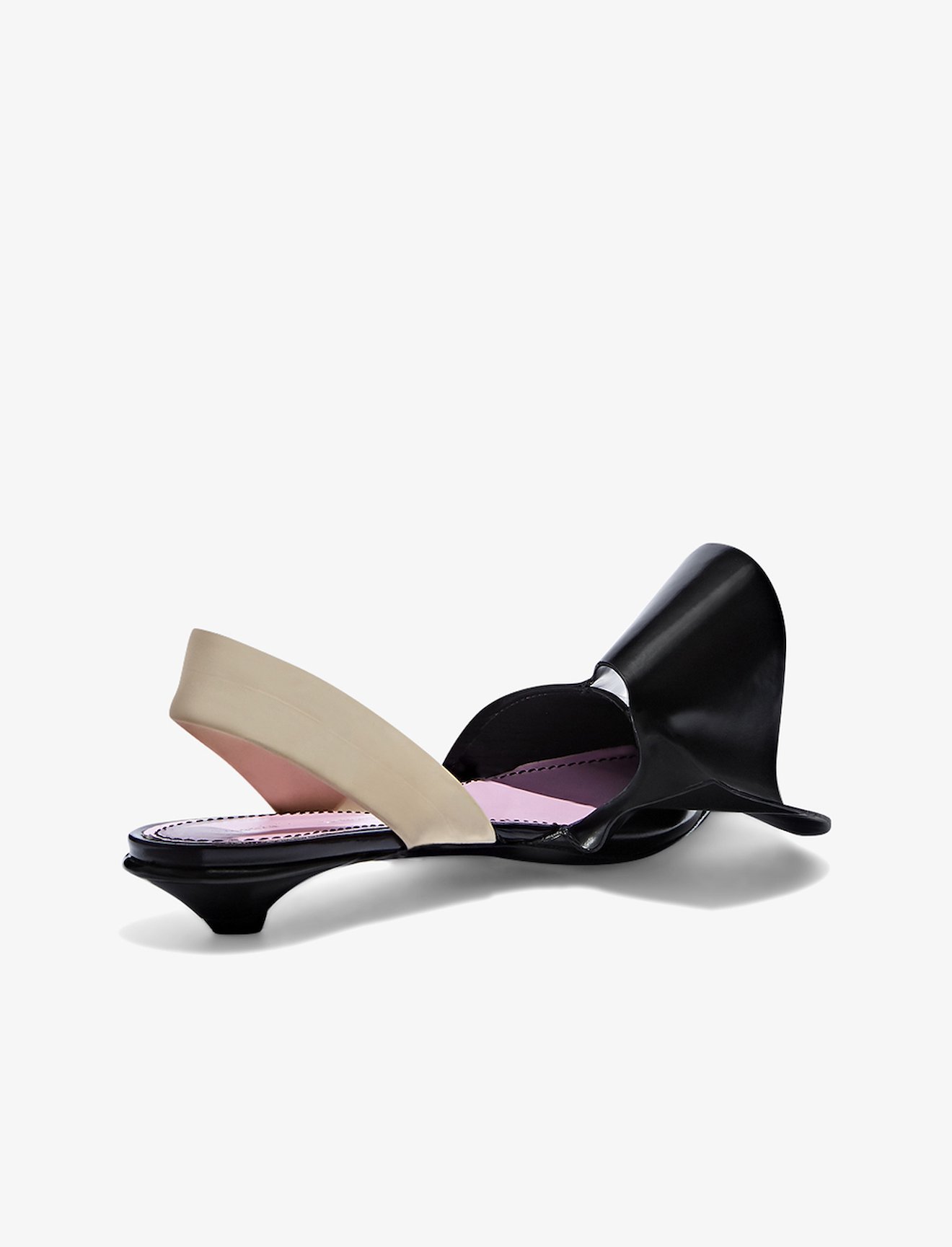 Slingback Ruffle Wave Pumps #2