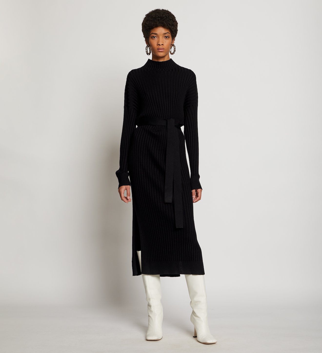 Slouchy Silk Cashmere Knit Dress