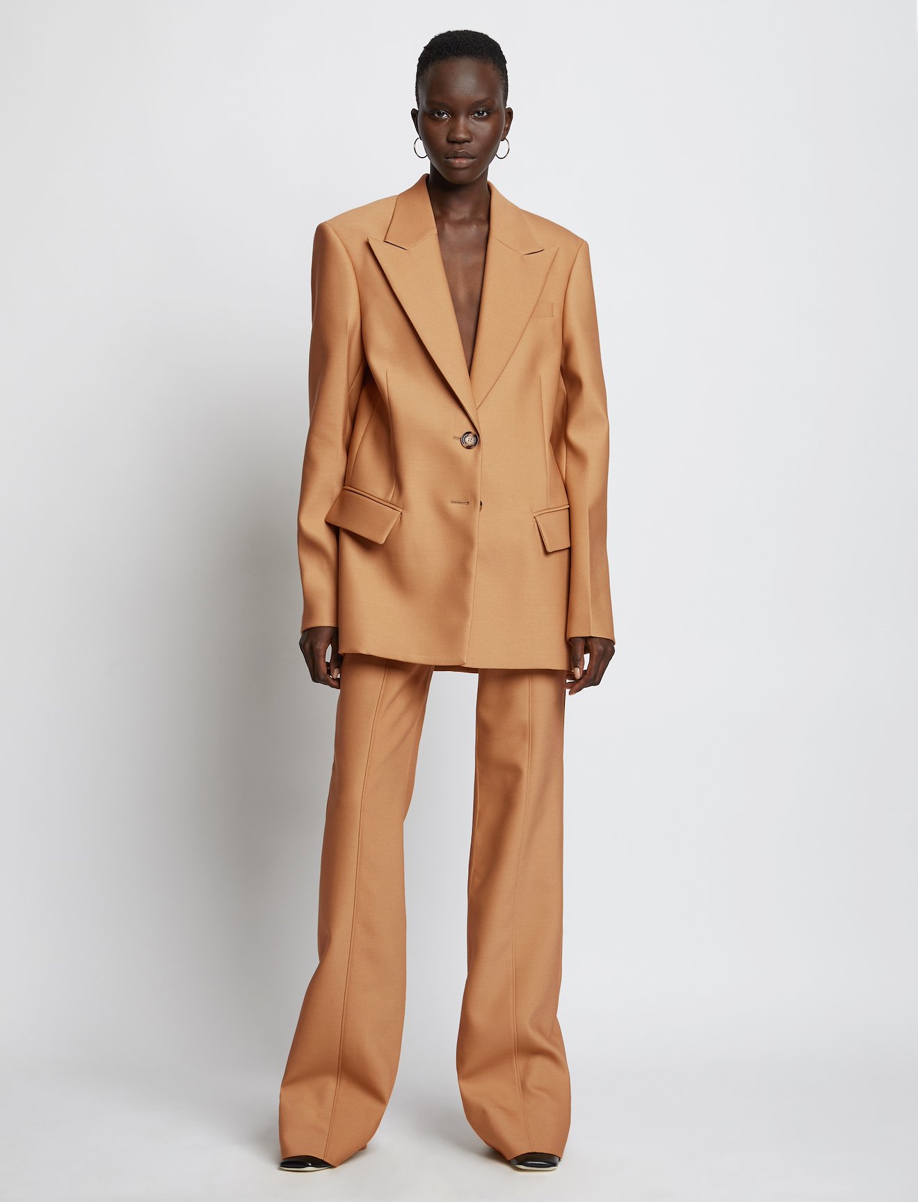 Slub Suiting Blazer #1