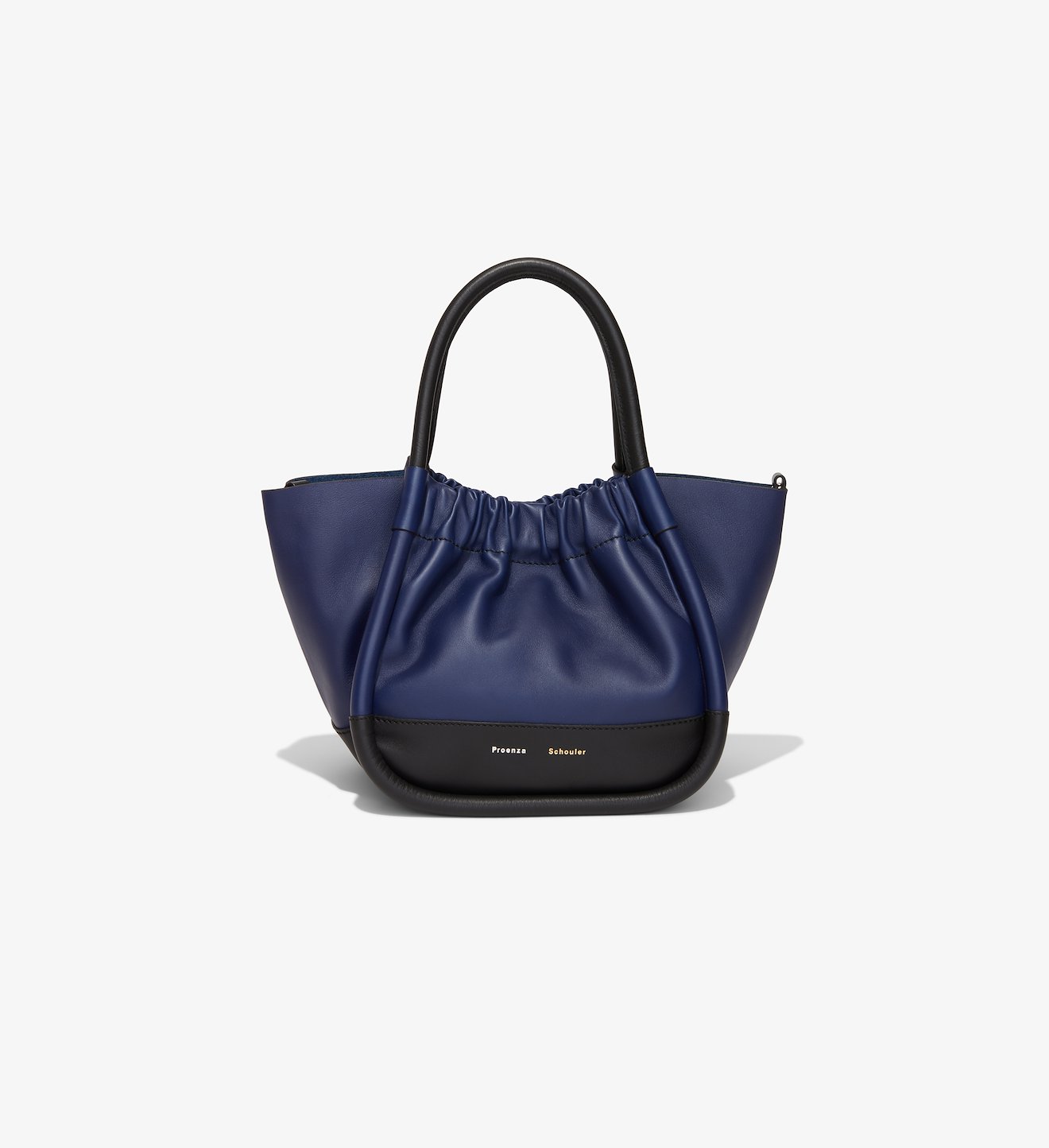 Small Colorblock Ruched Crossbody Tote