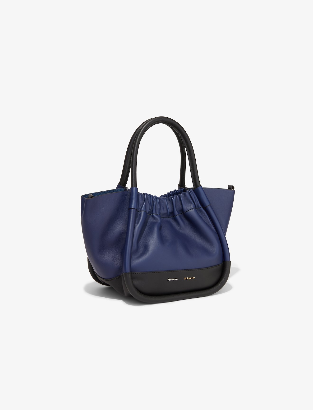 Small Colorblock Ruched Crossbody Tote #1
