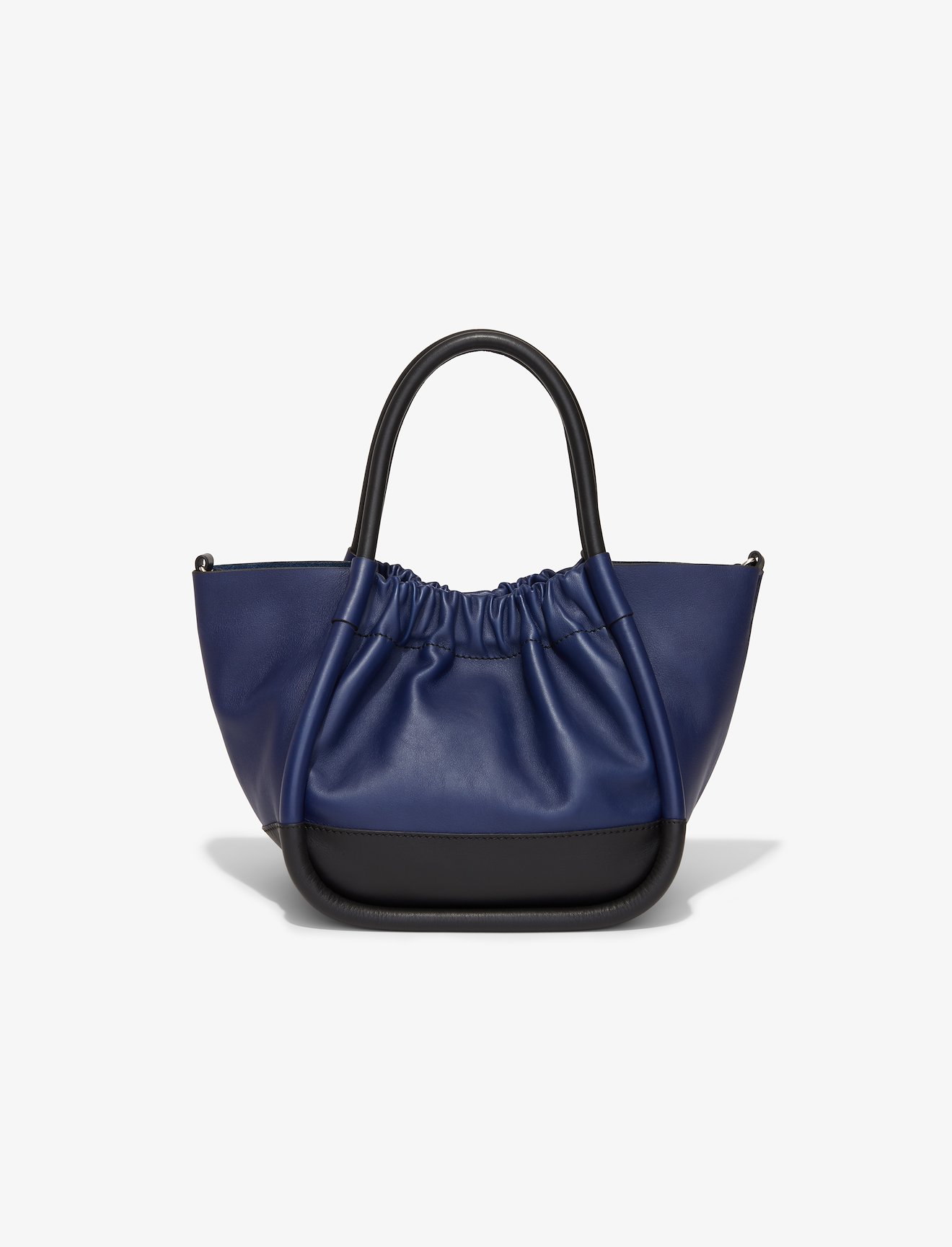 Small Colorblock Ruched Crossbody Tote #3