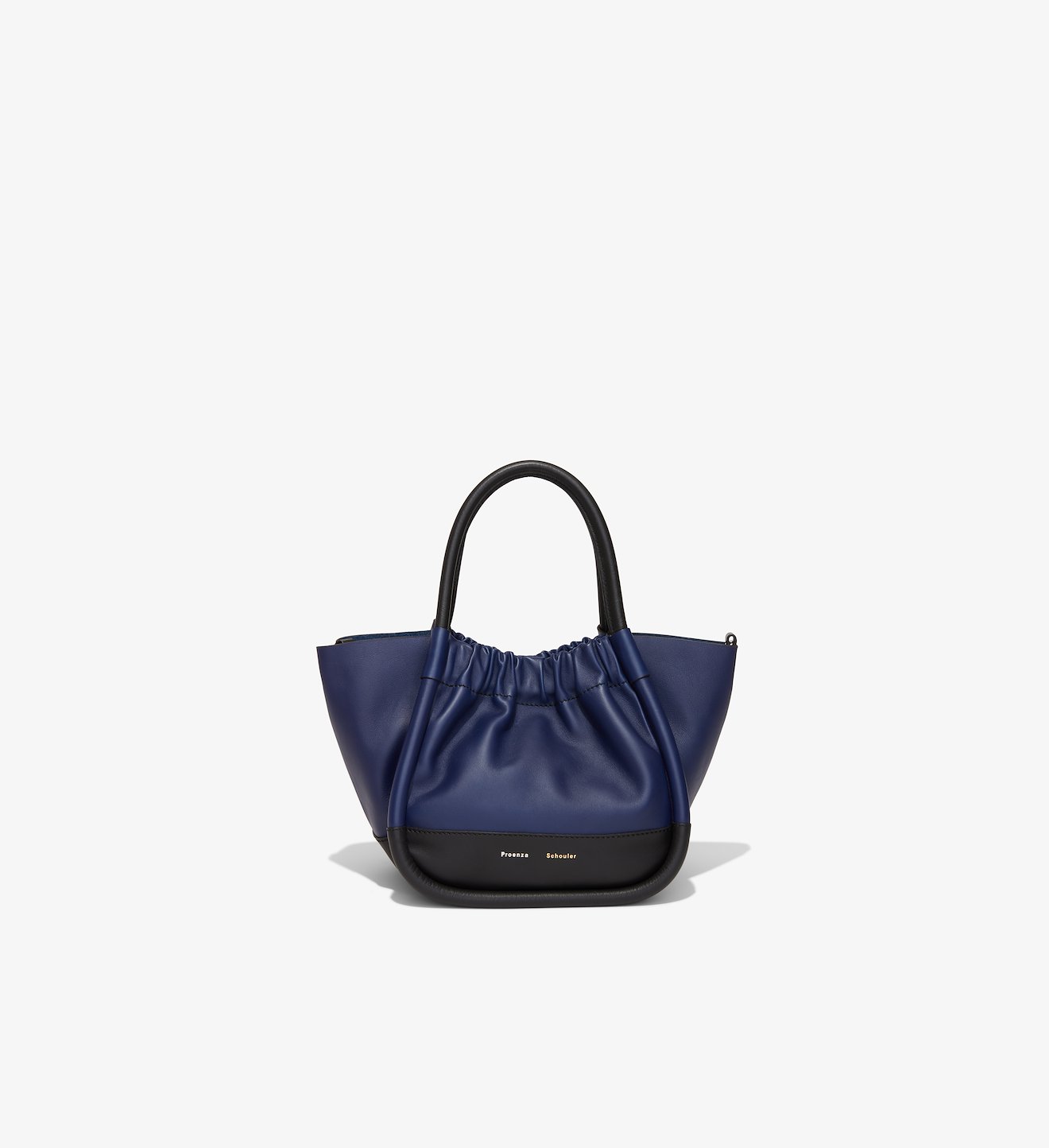 Small Colorblock Ruched Crossbody Tote