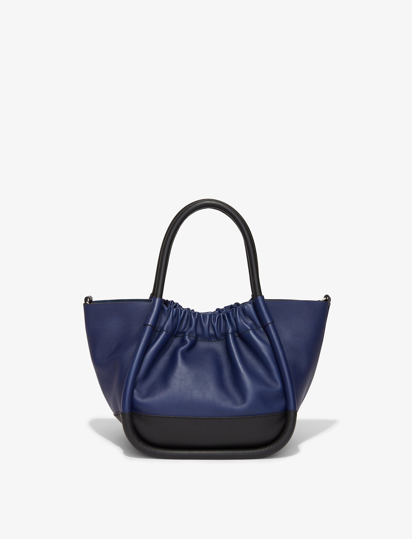 Small Colorblock Ruched Crossbody Tote #3