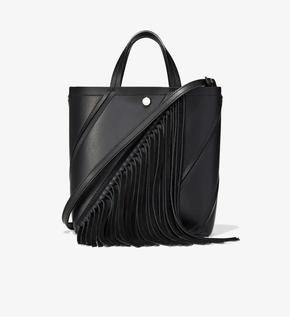Small Fringed Hex Tote