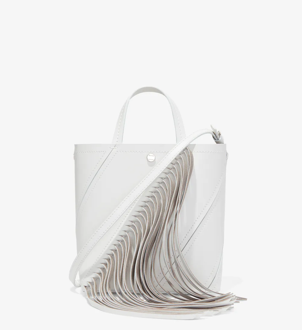 Small Fringed Hex Tote