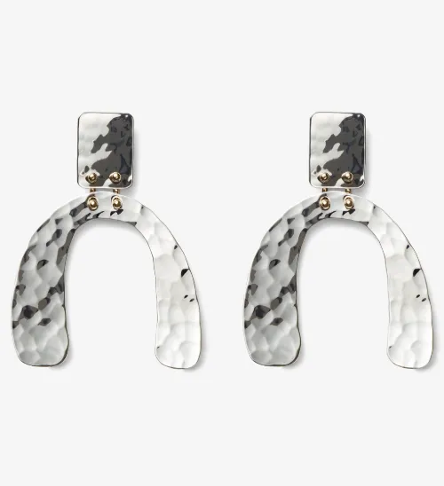 Small Hammered Earrings