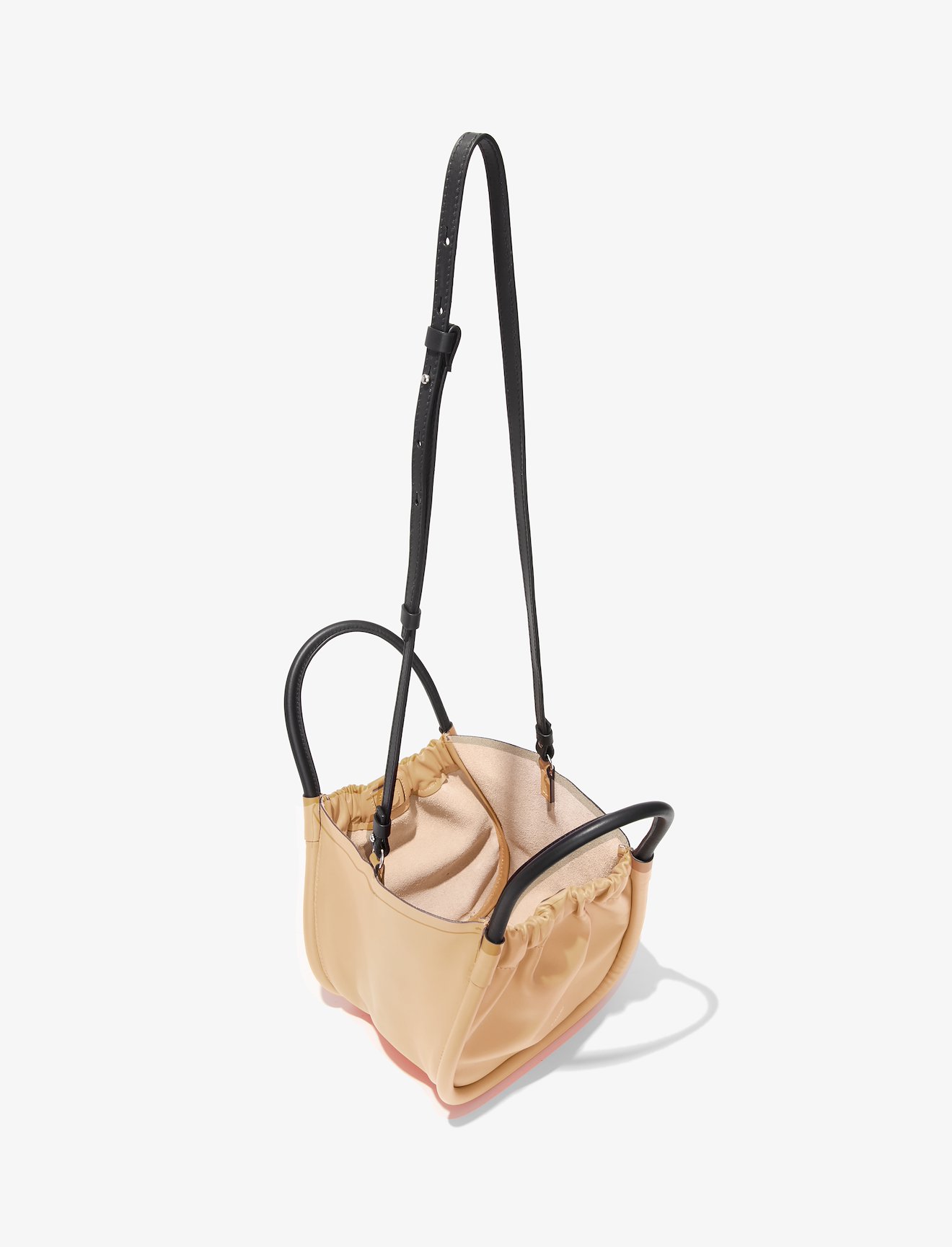 Small Ruched Crossbody Tote #4