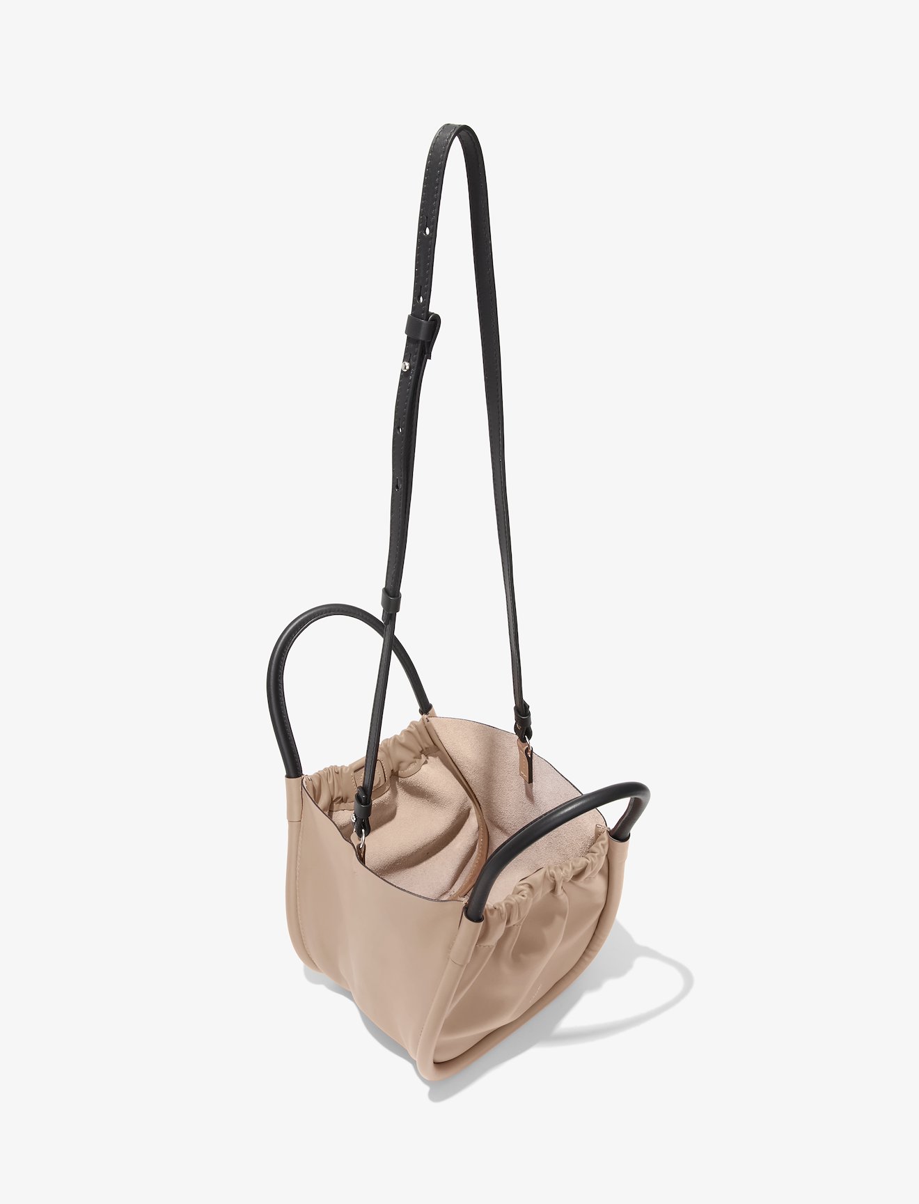 Small Ruched Crossbody Tote #4