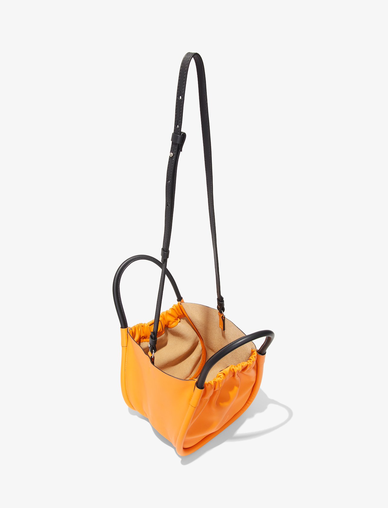 Small Ruched Crossbody Tote #4