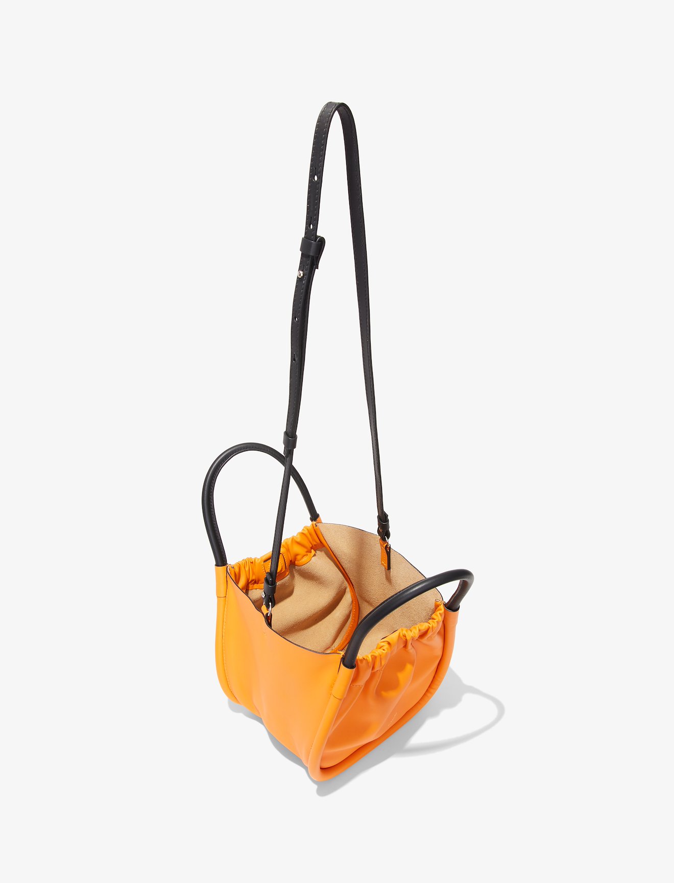 Small Ruched Crossbody Tote #4