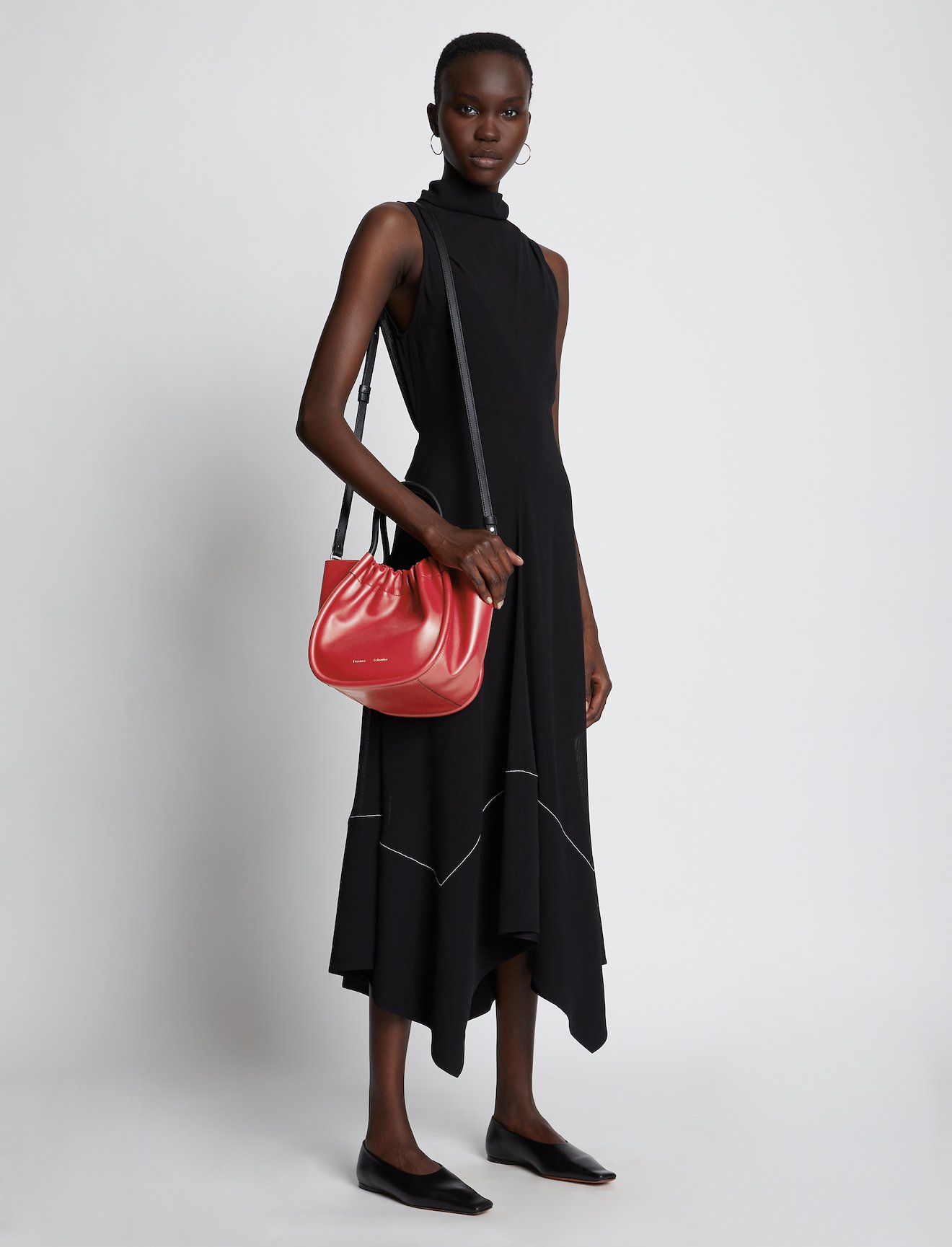 Small Ruched Crossbody Tote #2