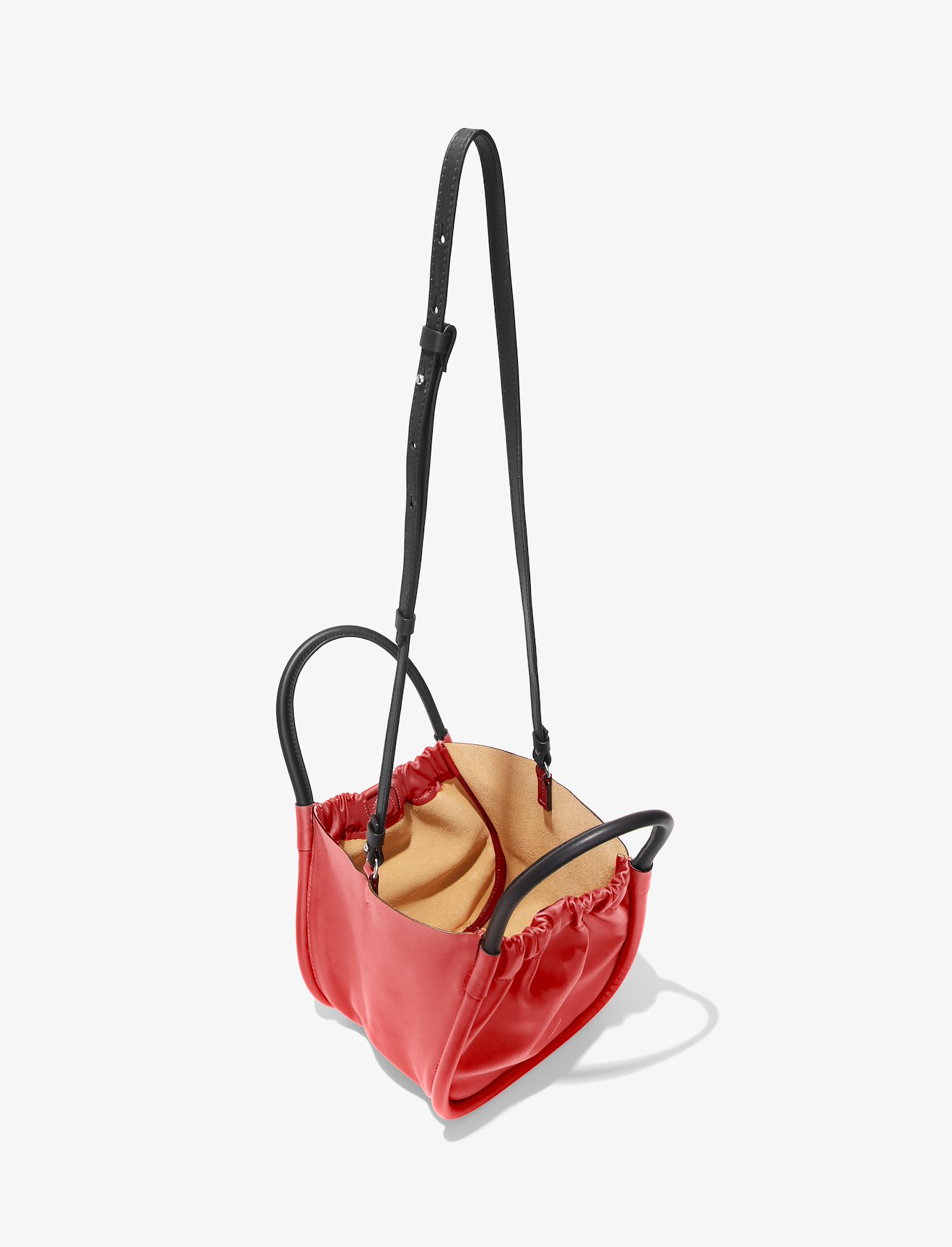 Small Ruched Crossbody Tote #4