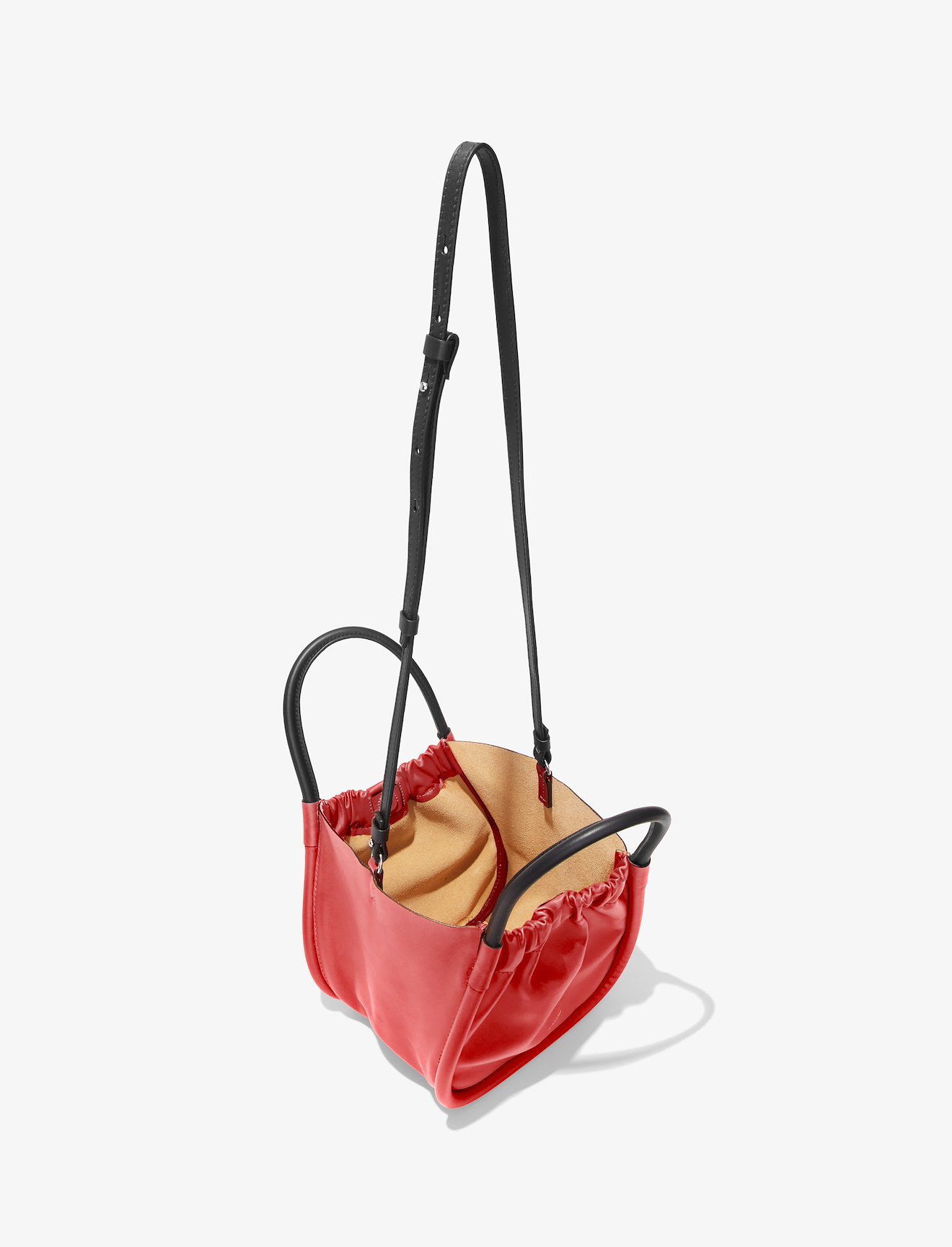 Small Ruched Crossbody Tote #4
