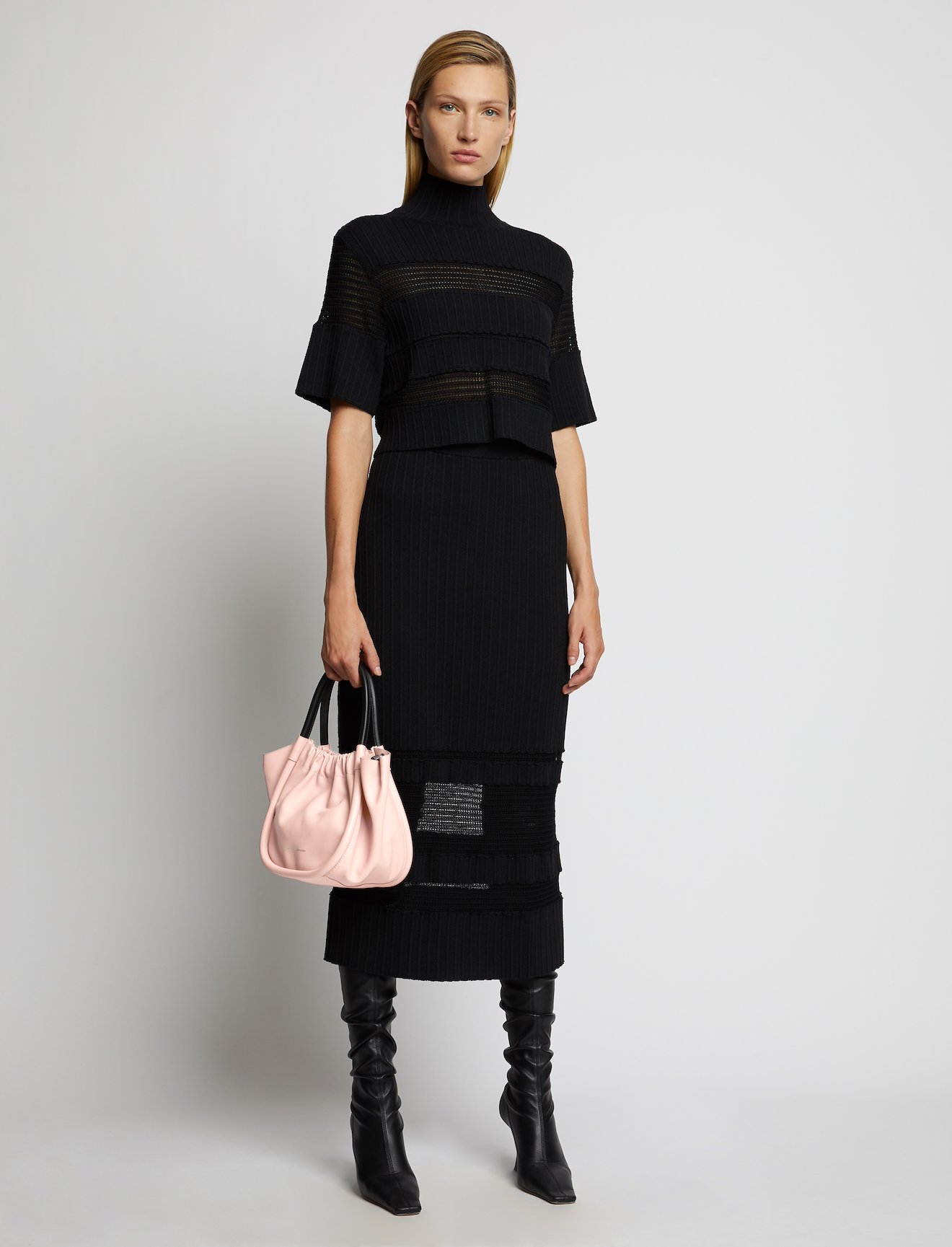 Small Ruched Crossbody Tote #2