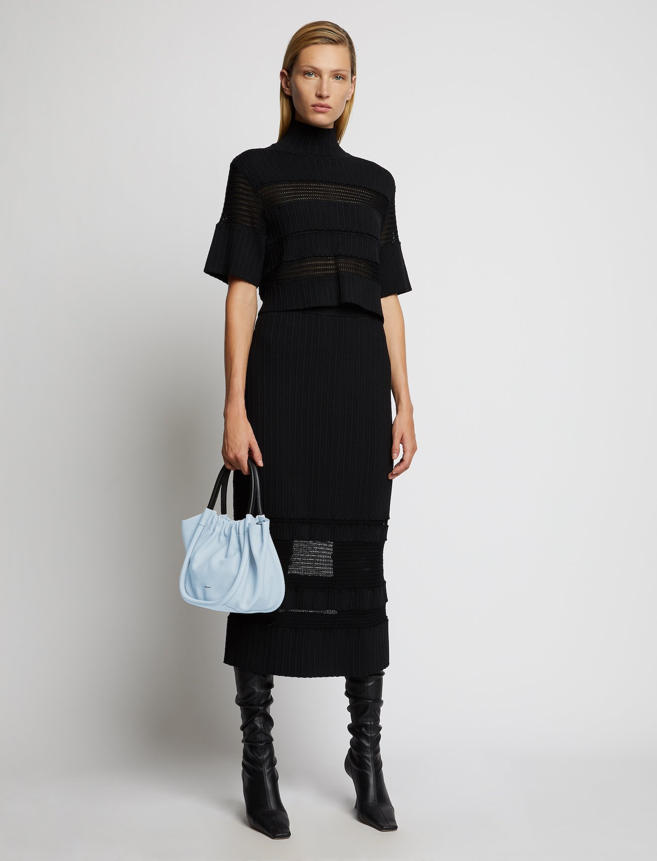 Small Ruched Crossbody Tote #2