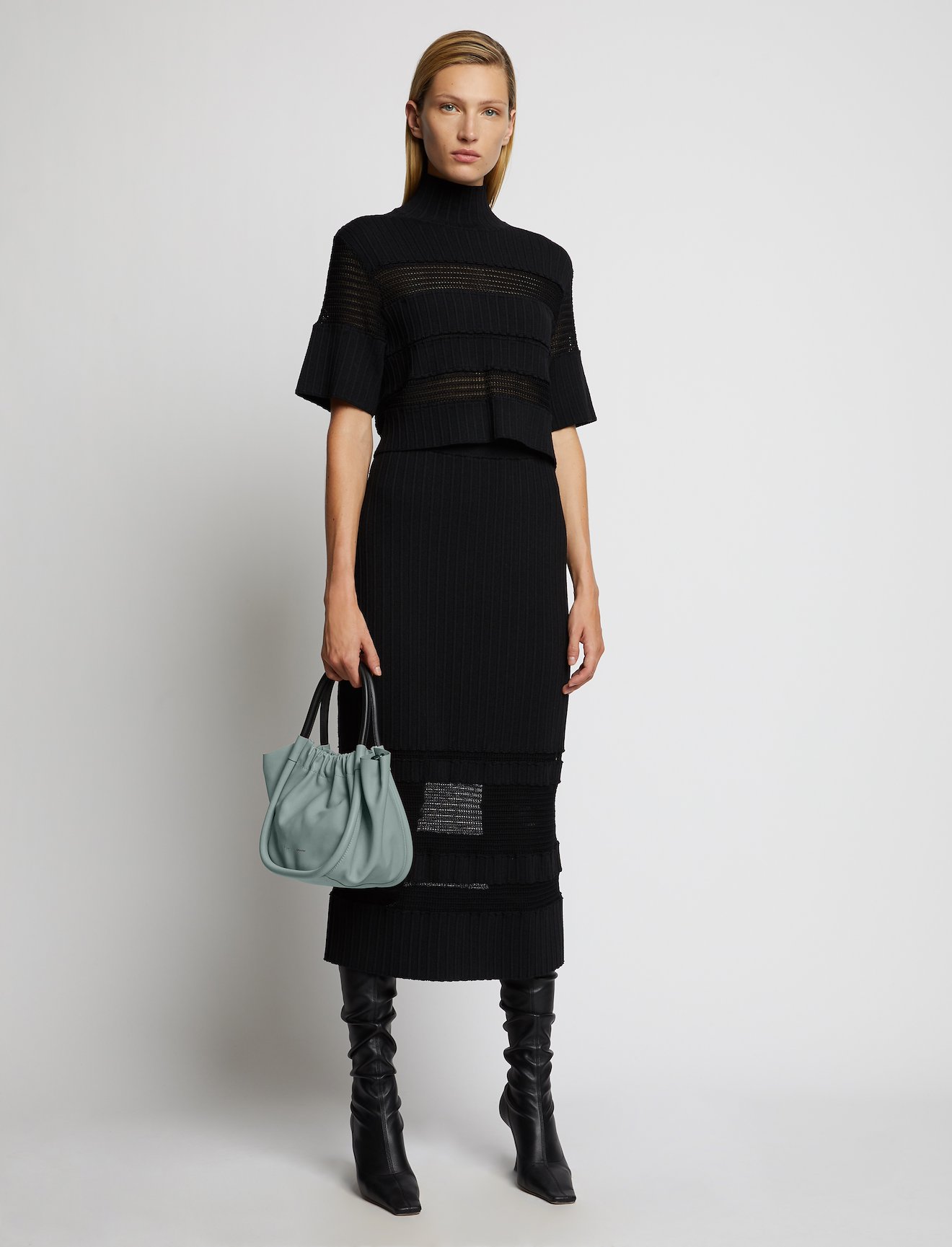 Small Ruched Crossbody Tote #2