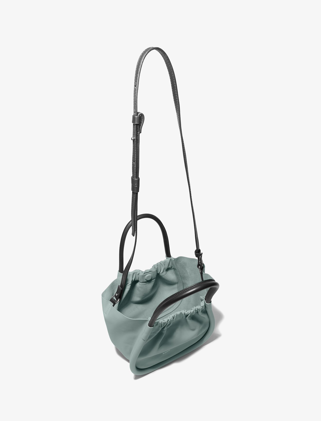 Small Ruched Crossbody Tote #4