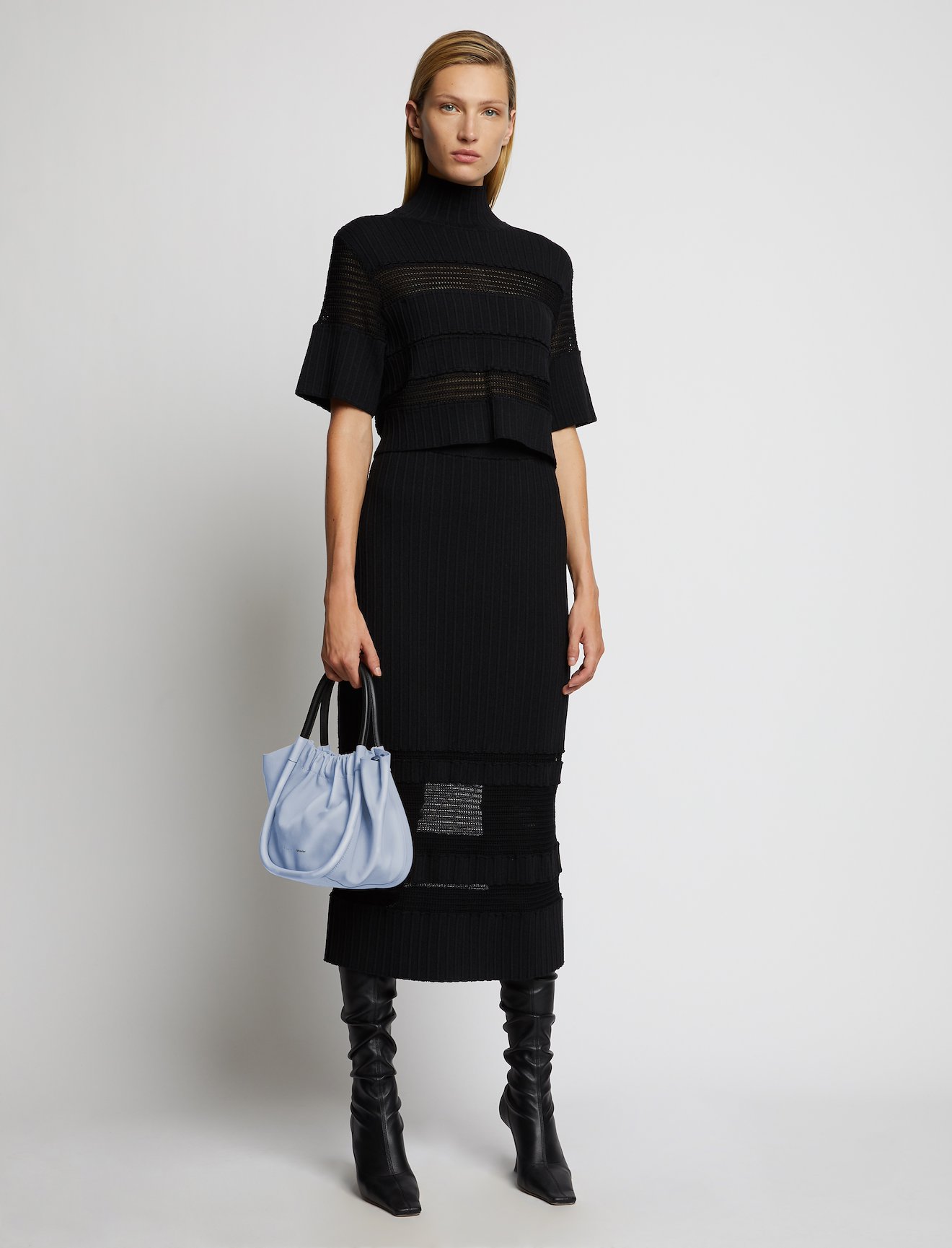 Small Ruched Crossbody Tote #2