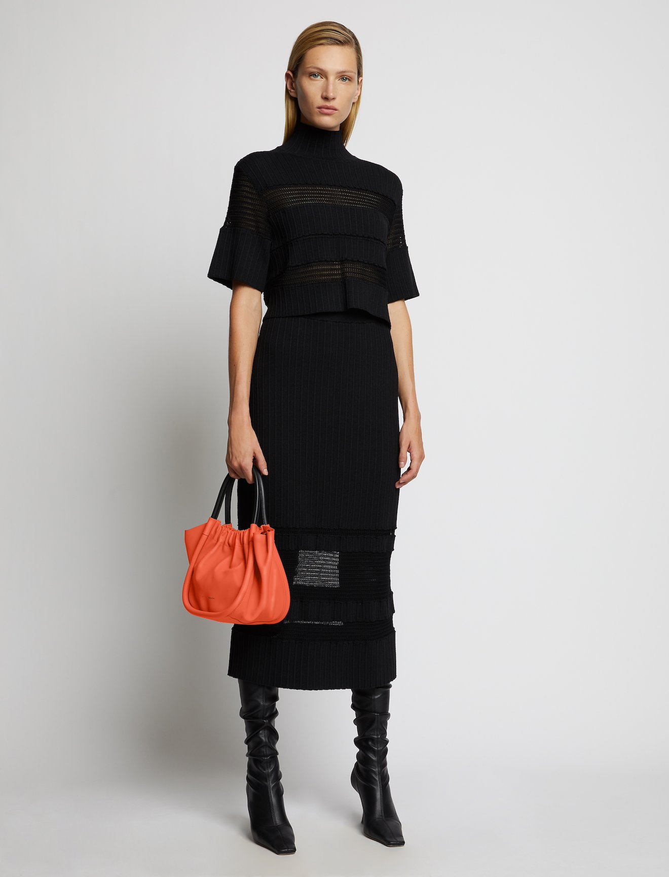 Small Ruched Crossbody Tote #2