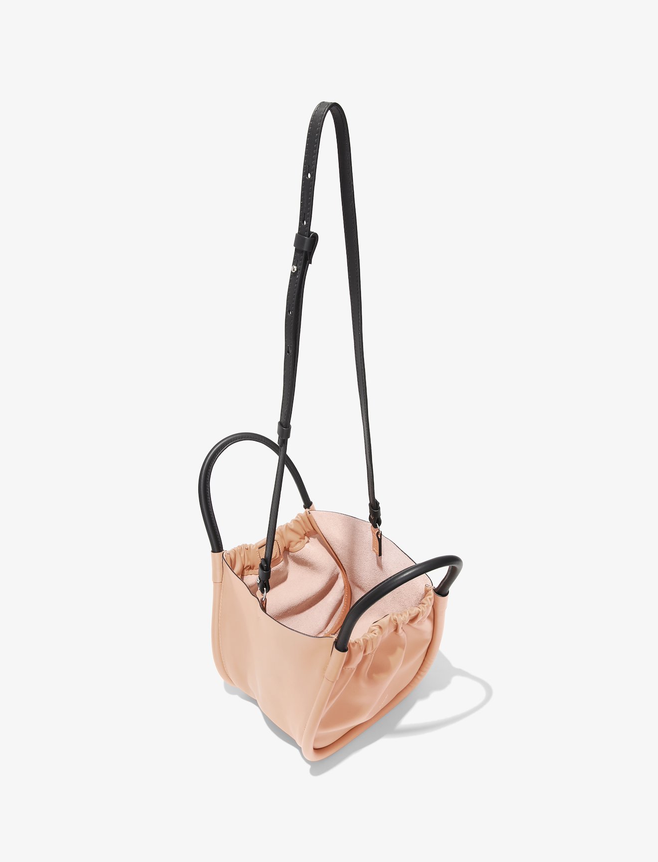Small Ruched Crossbody Tote #4