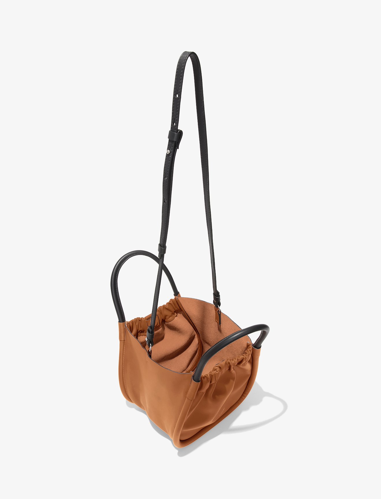 Small Ruched Crossbody Tote #4