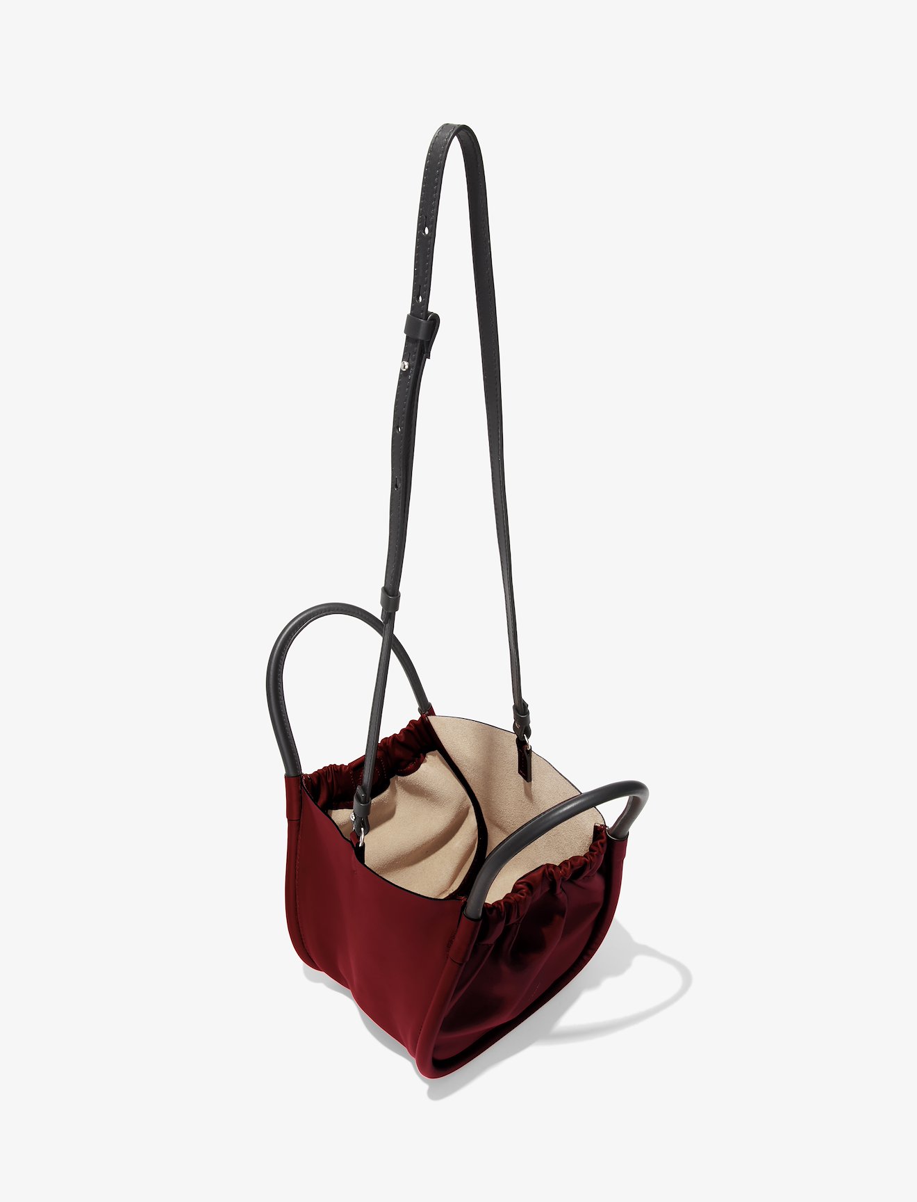 Small Ruched Crossbody Tote #4