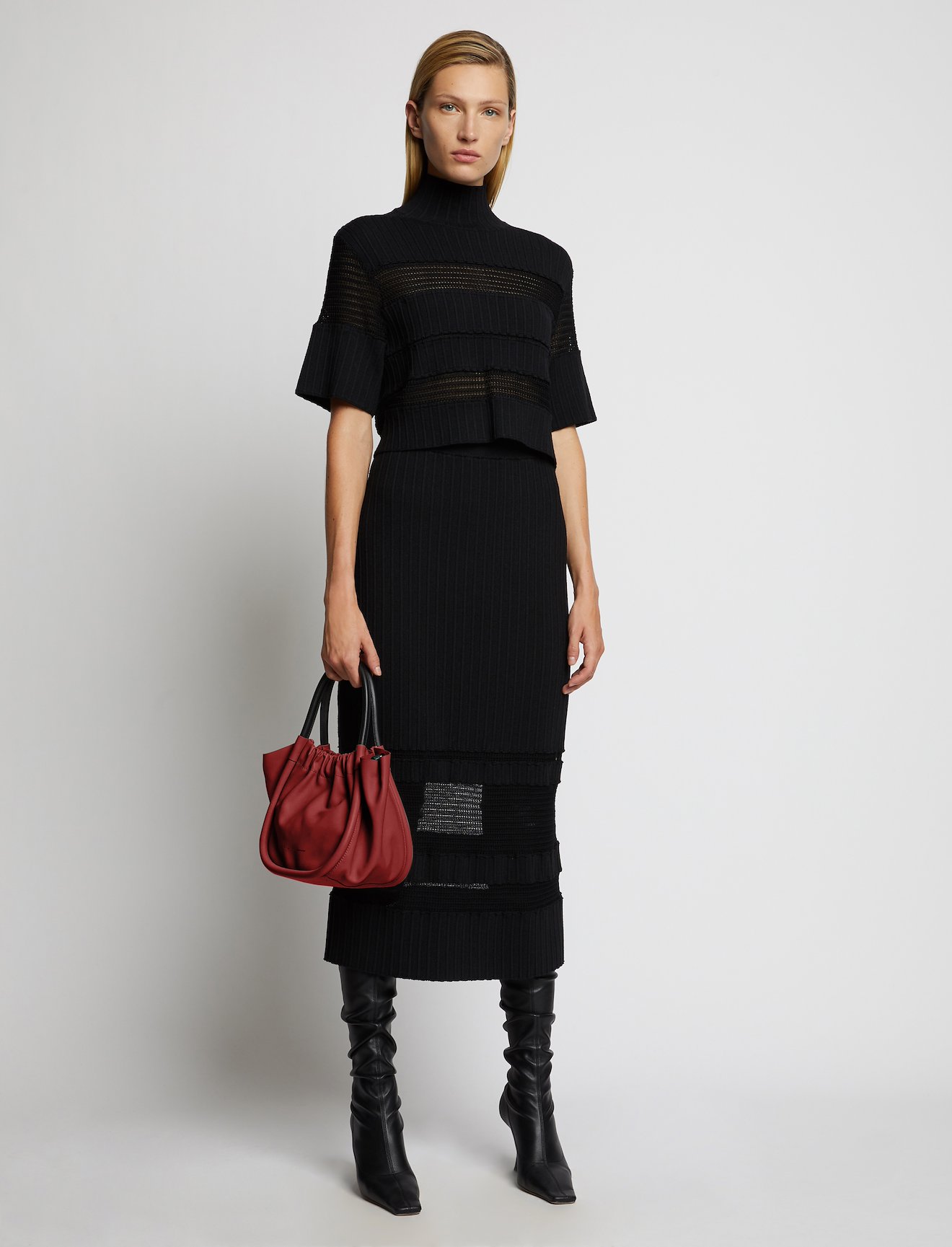 Small Ruched Crossbody Tote #2