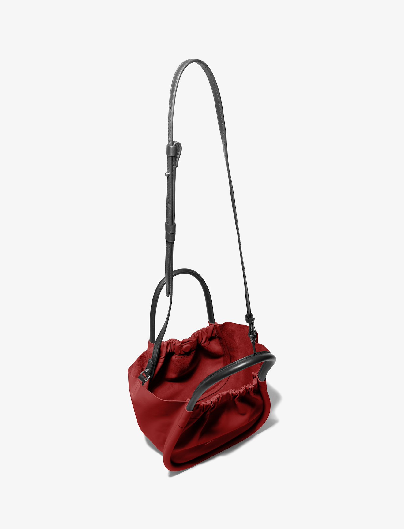 Small Ruched Crossbody Tote #4
