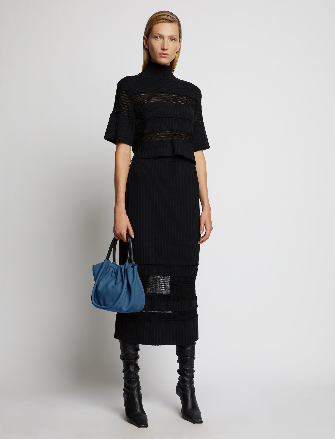 Small Ruched Crossbody Tote #2
