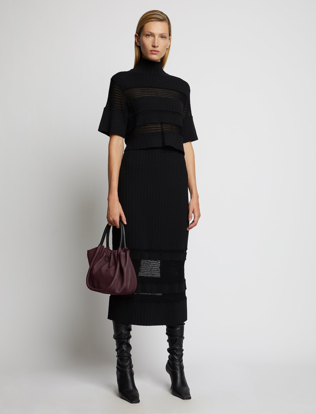 Small Ruched Crossbody Tote #2