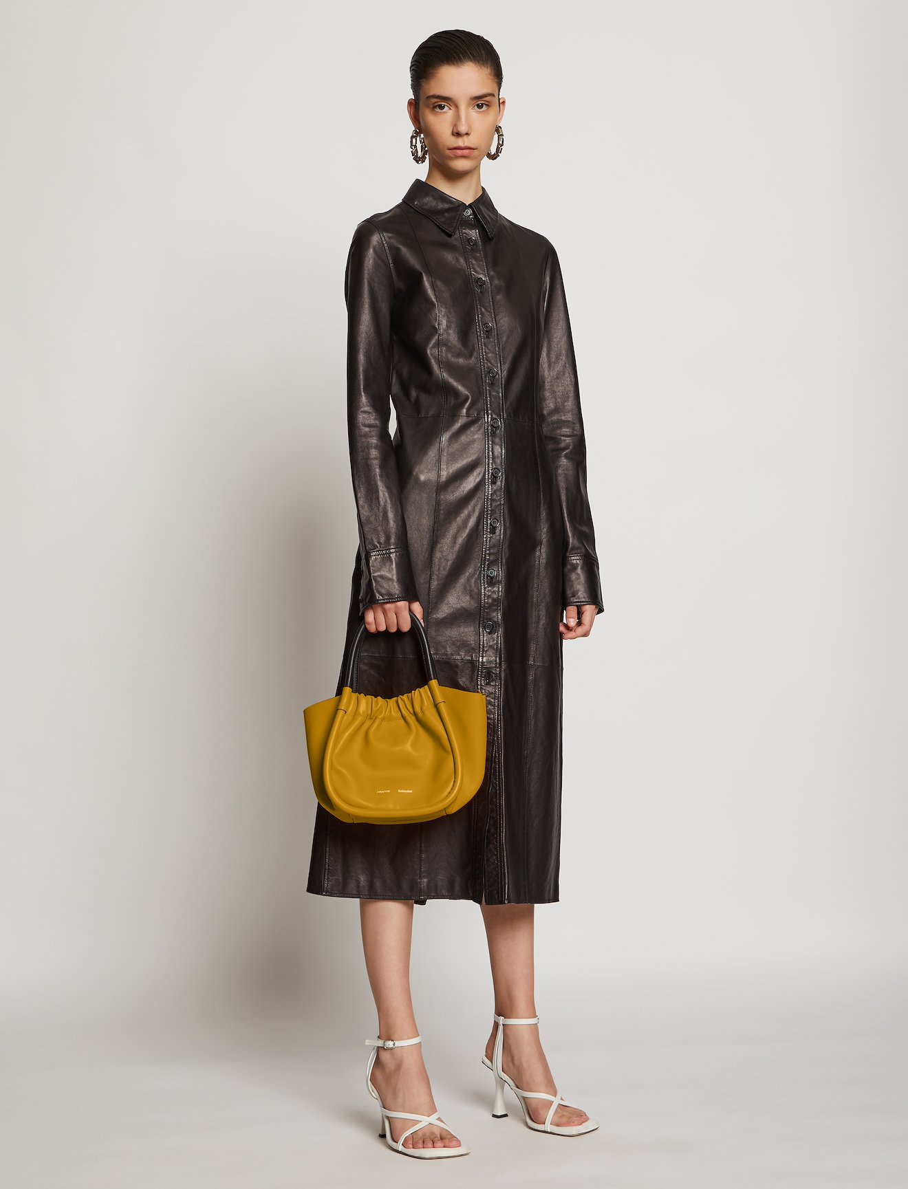 Small Ruched Crossbody Tote #2
