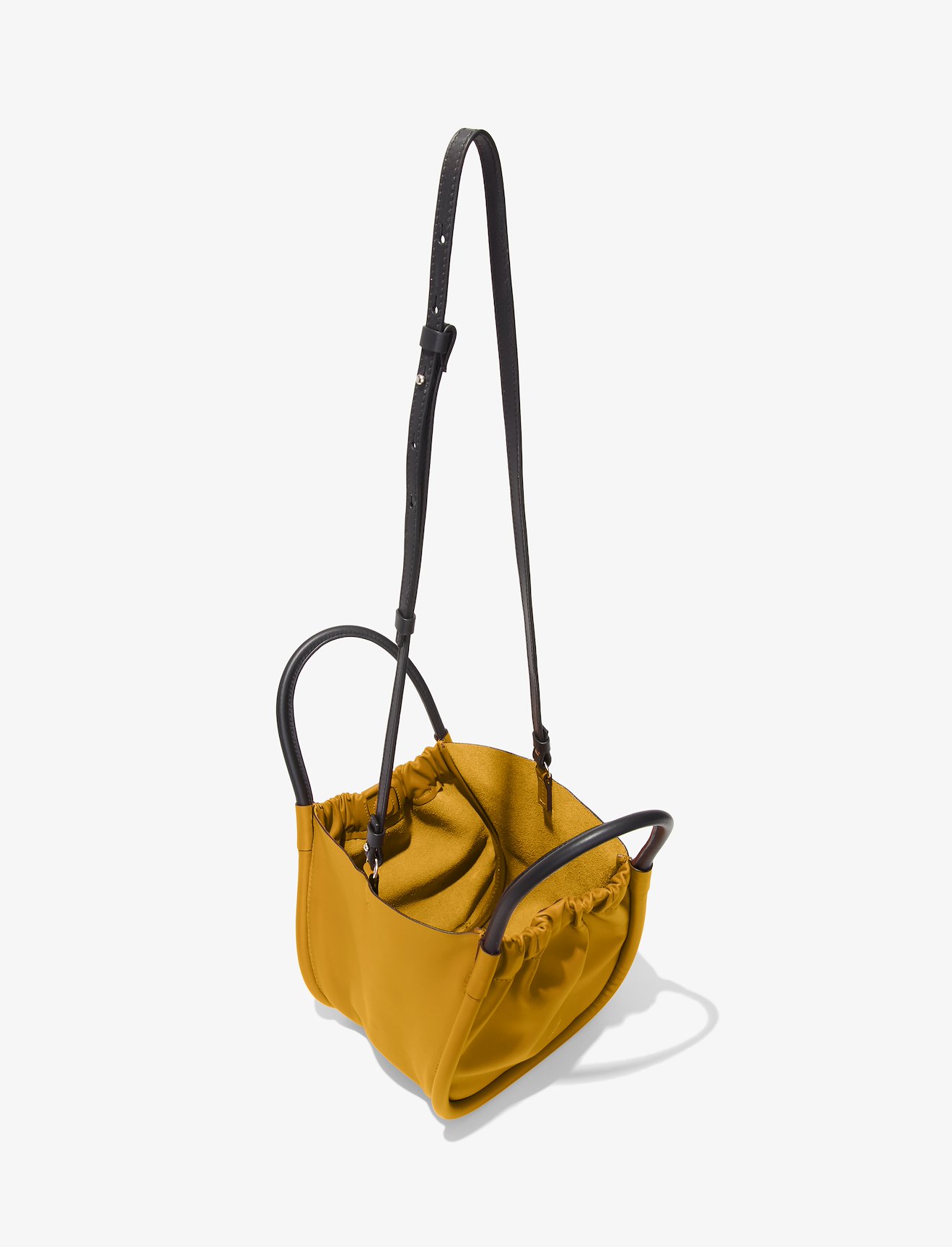 Small Ruched Crossbody Tote #4