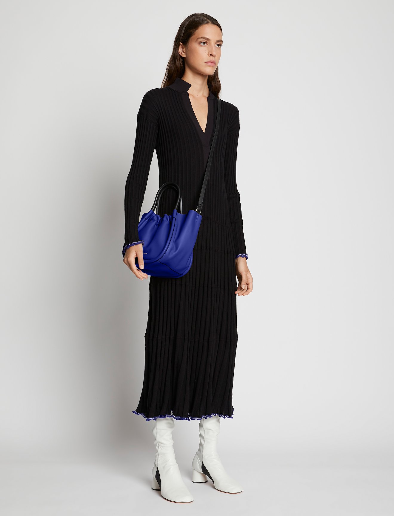Small Ruched Crossbody Tote #1