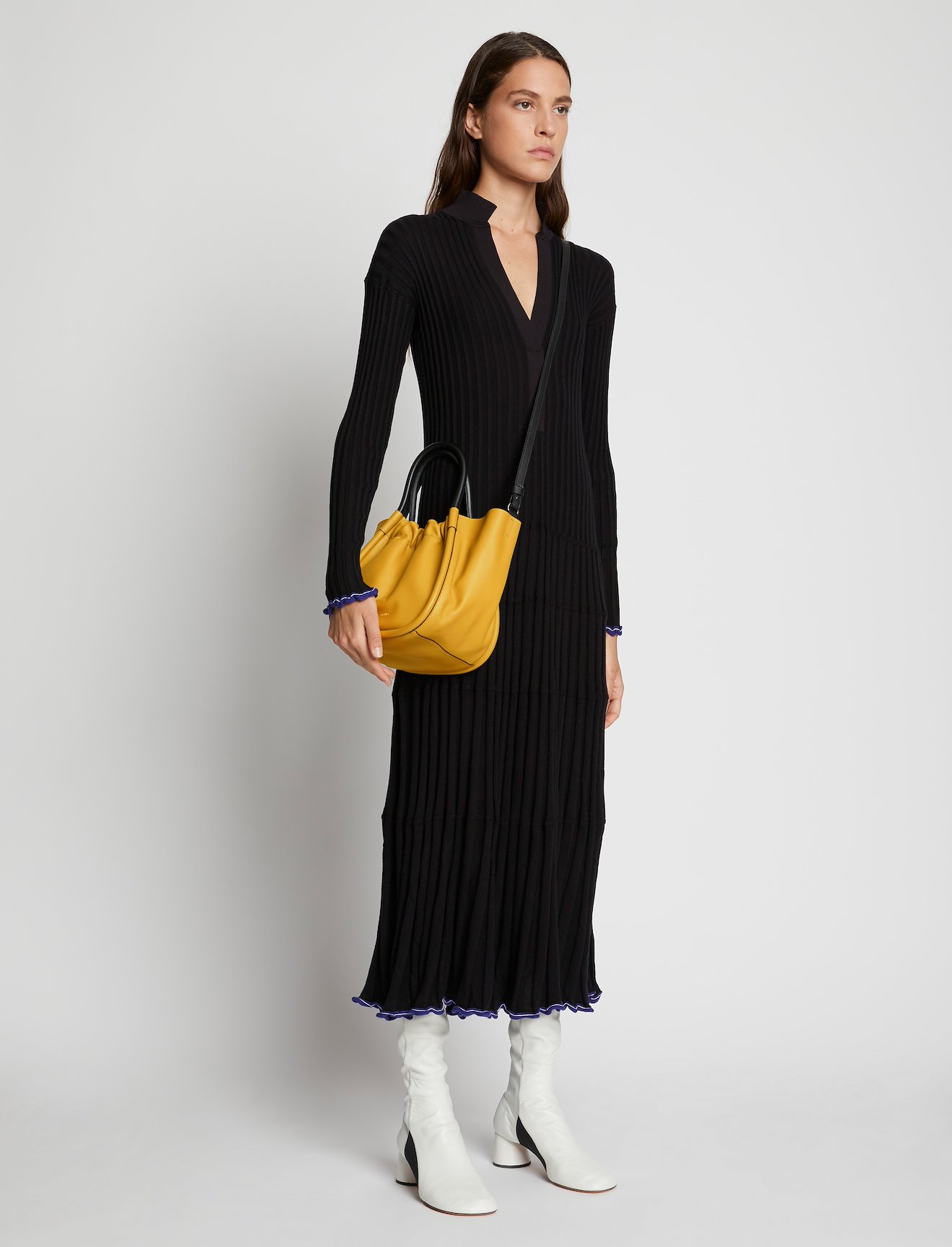 Small Ruched Crossbody Tote #1