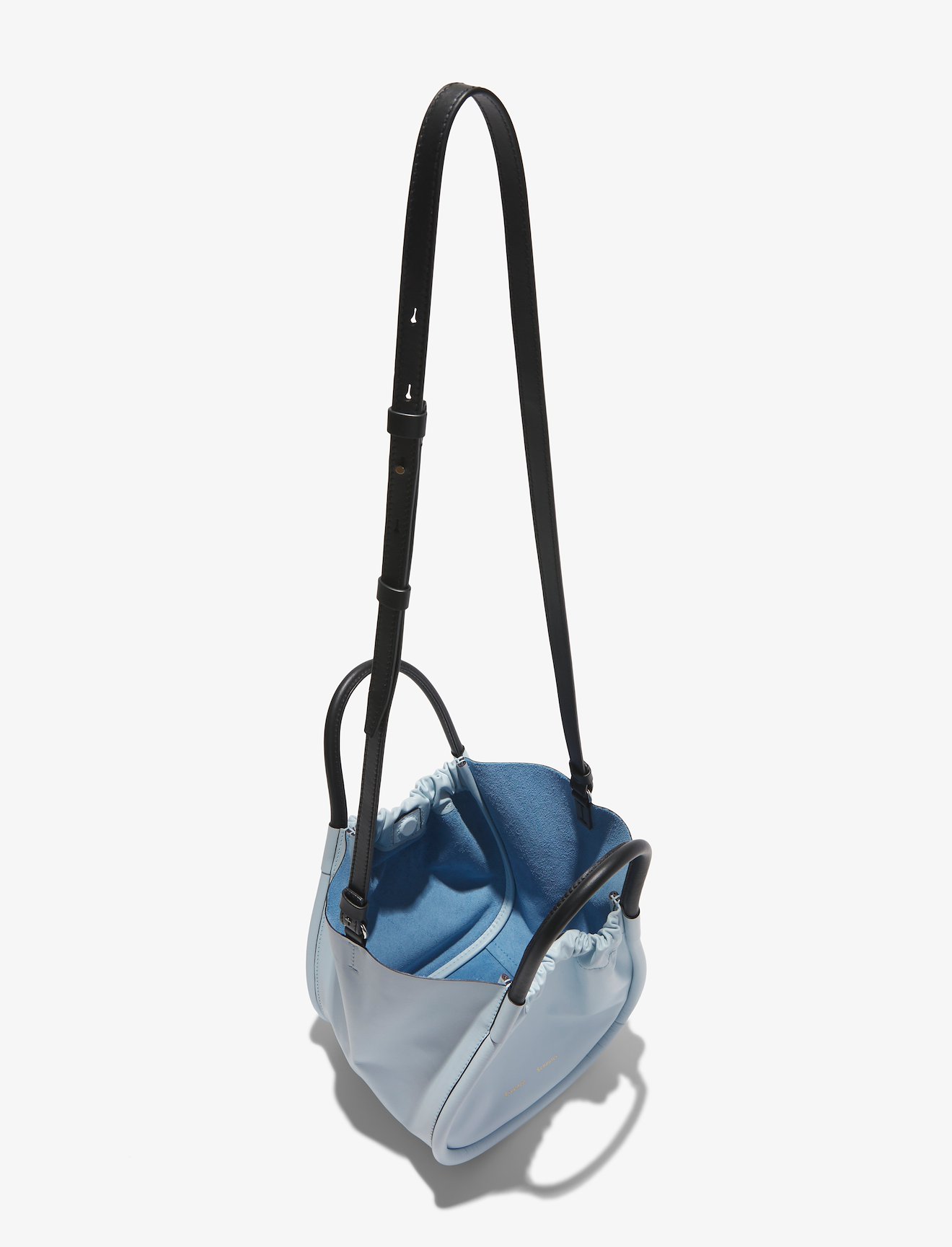 Small Ruched Crossbody Tote #4