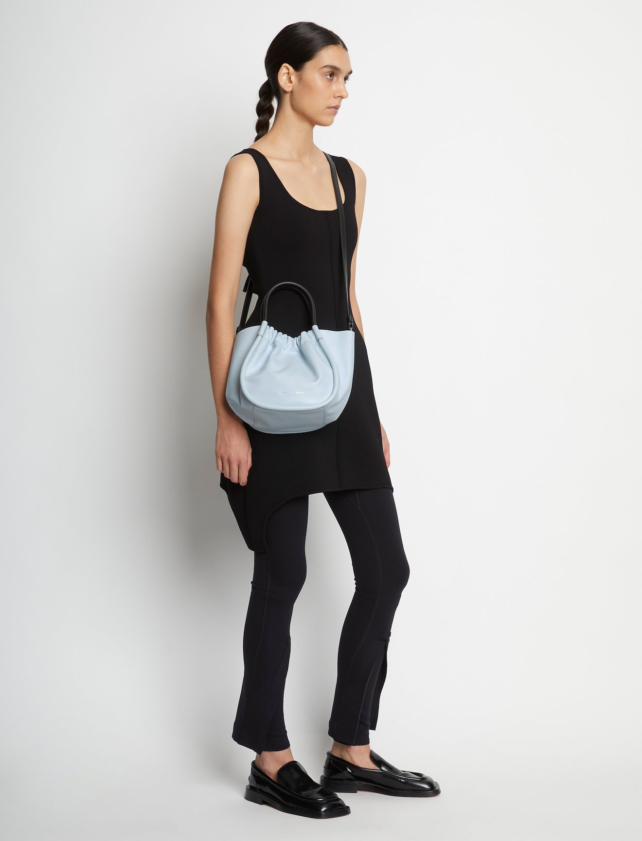 Small Ruched Crossbody Tote #5