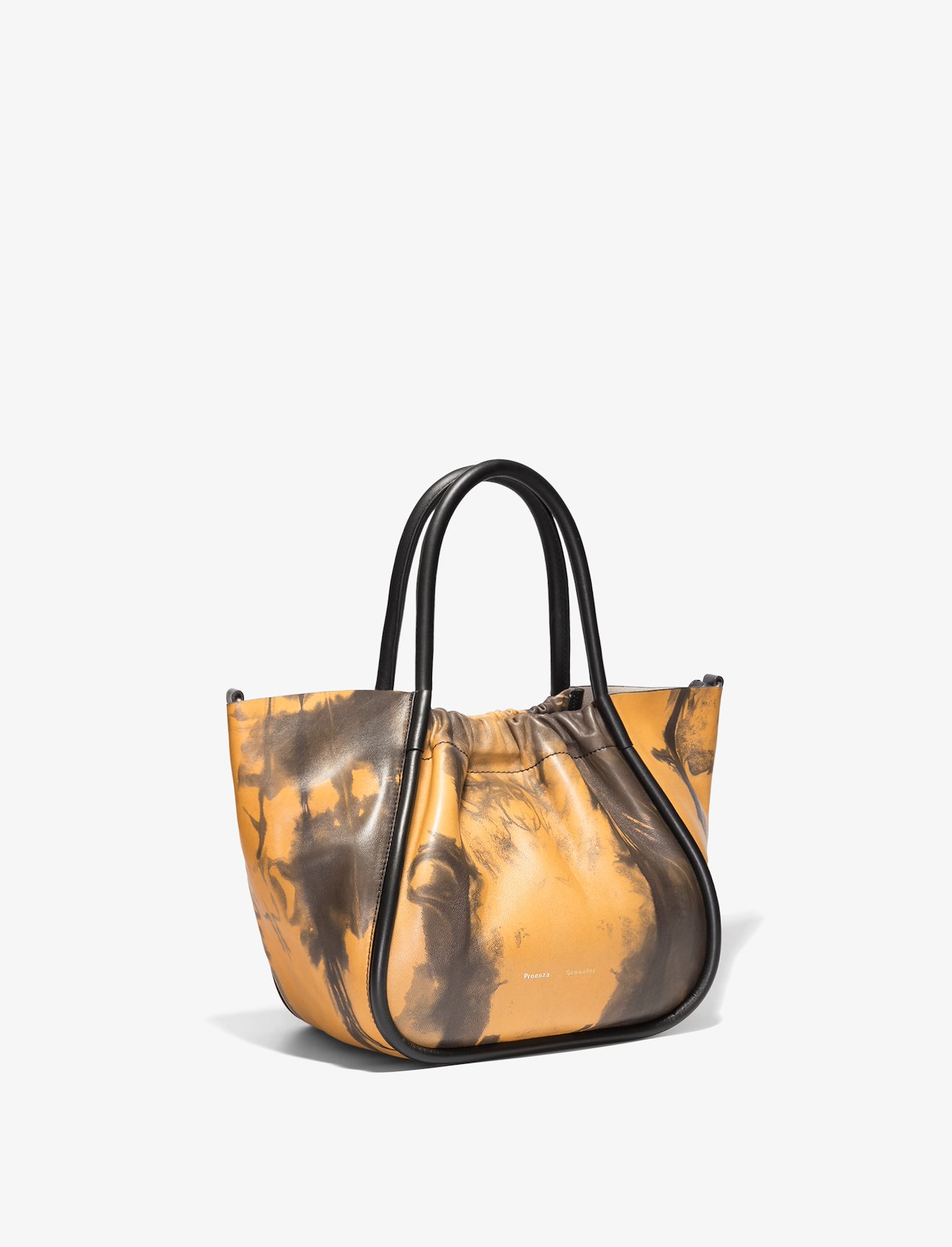 Small Tie Dye Ruched Crossbody Tote #1