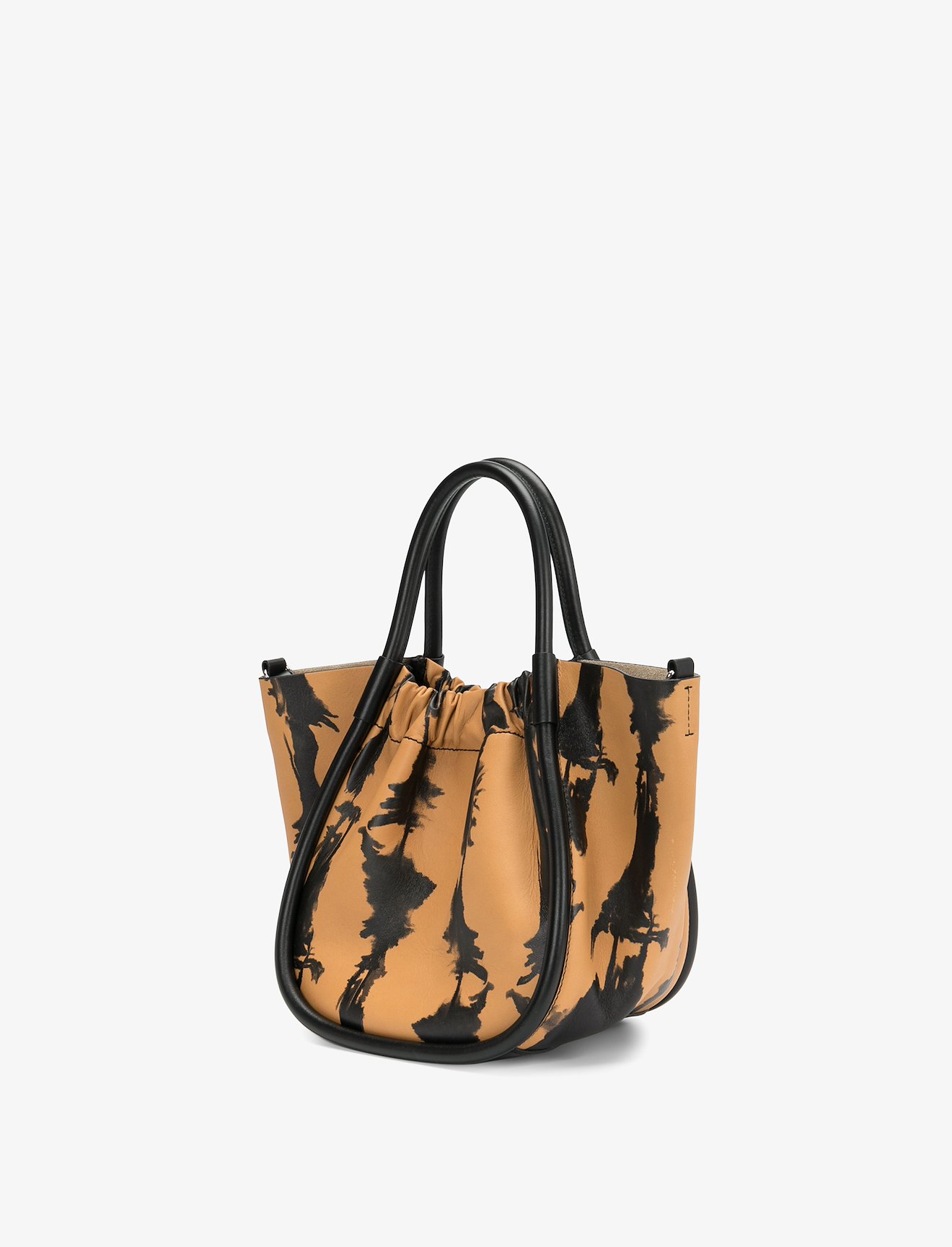 Small Tie Dye Ruched Crossbody Tote #1