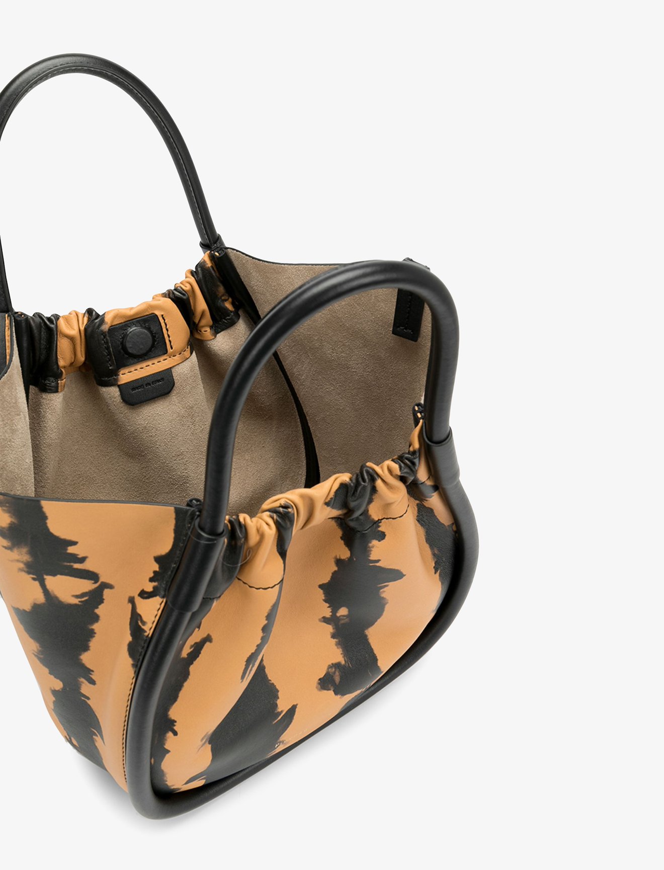 Small Tie Dye Ruched Crossbody Tote #3